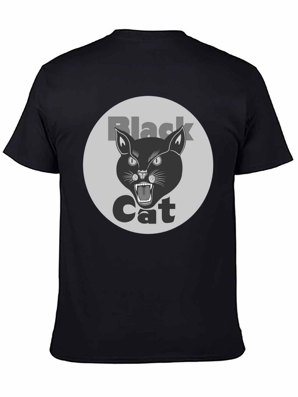 Black Cat Graphic T-Shirt