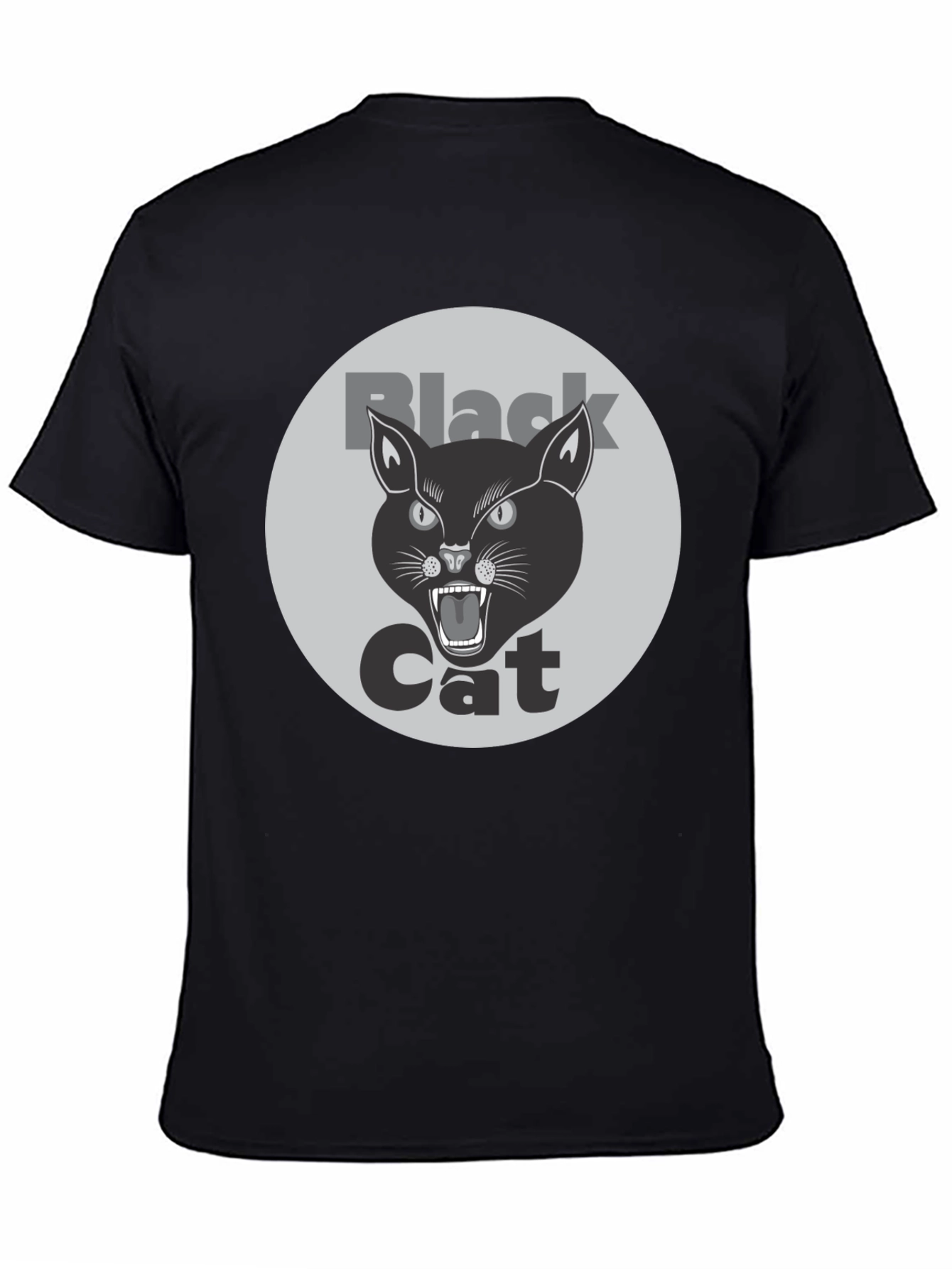 Black Cat Graphic T-Shirt