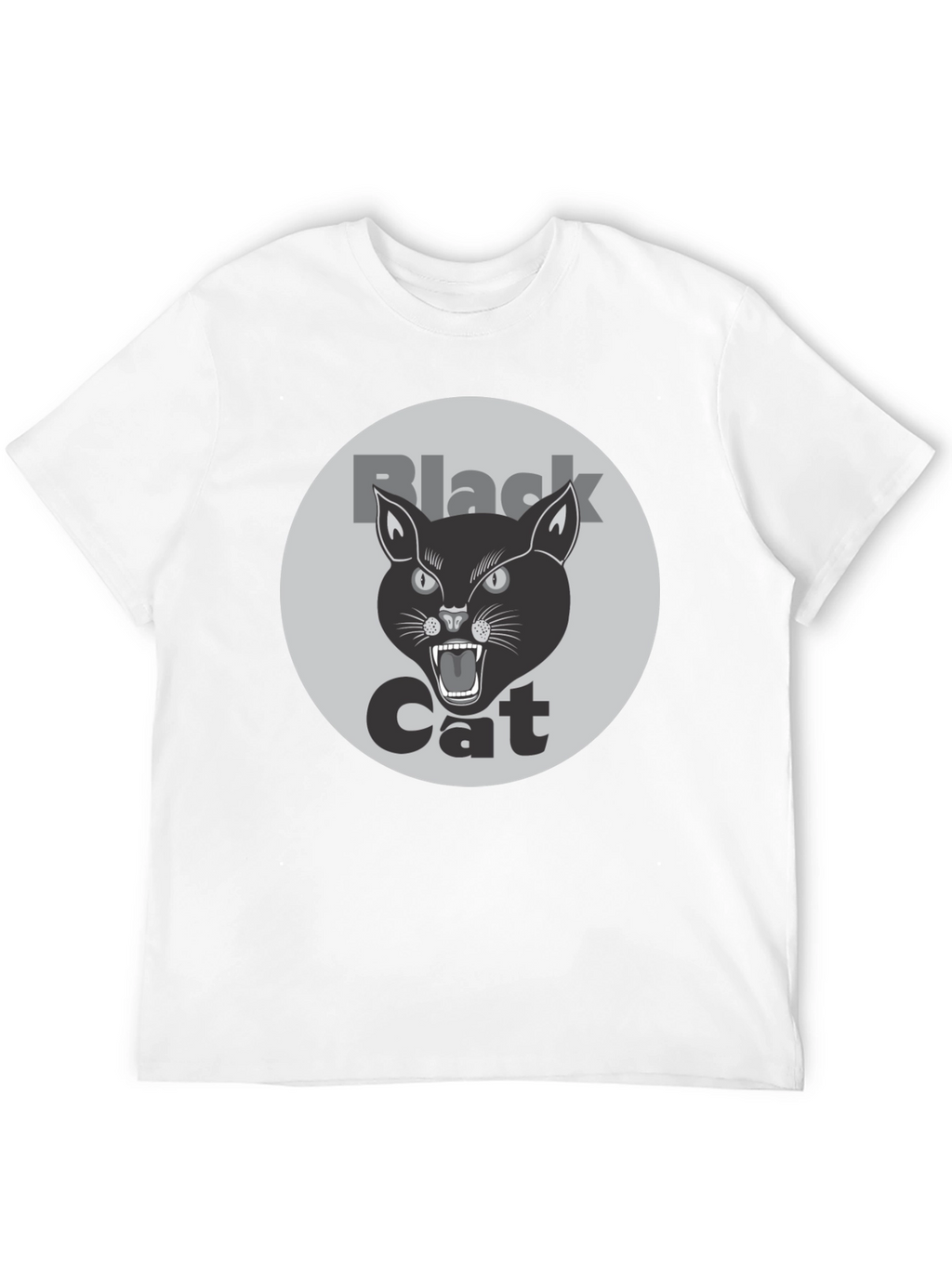 Black Cat Graphic T-Shirt