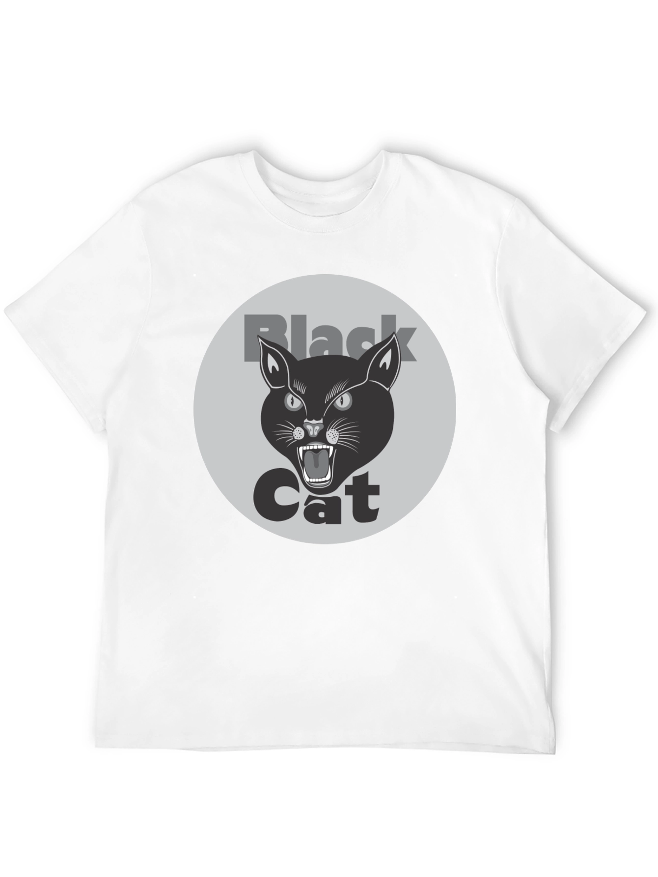 Black Cat Graphic T-Shirt