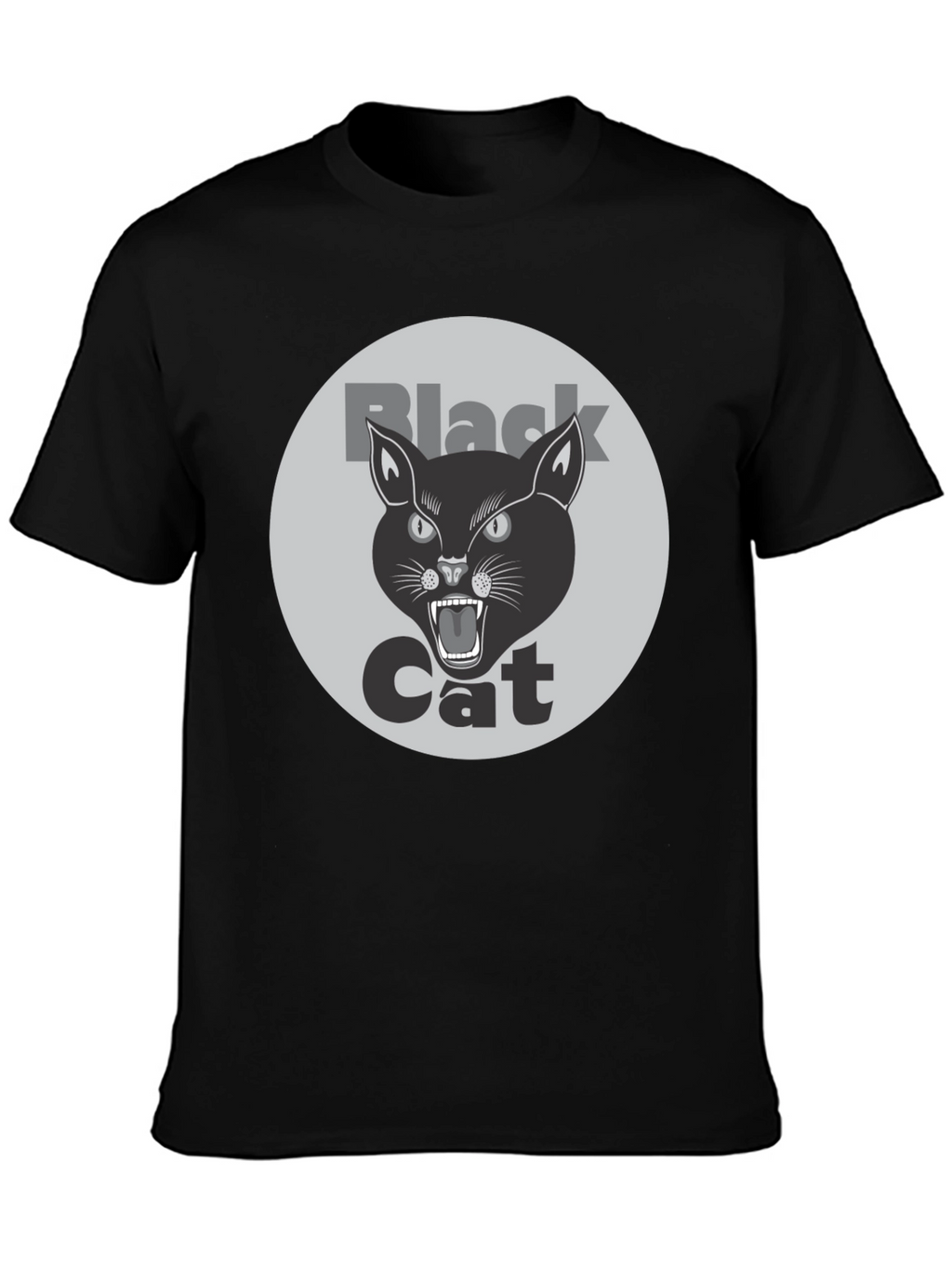 Black Cat Graphic T-Shirt