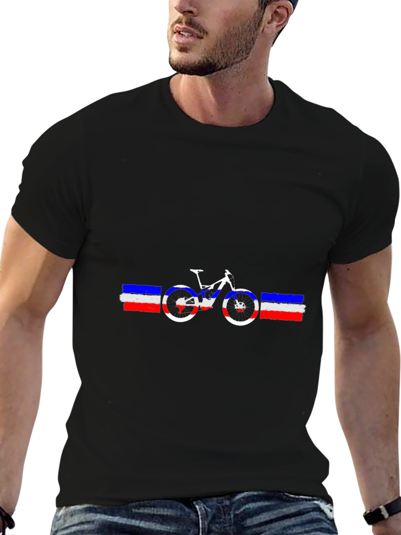 Mountain Bike Graphic Tee - Stylish Rider Shirt