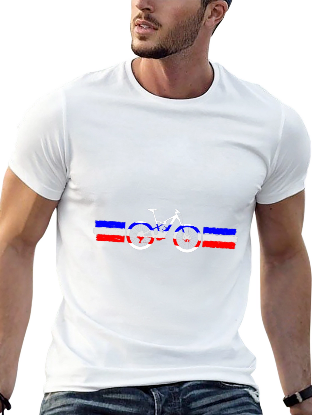 Mountain Bike Graphic Tee - Stylish Rider Shirt