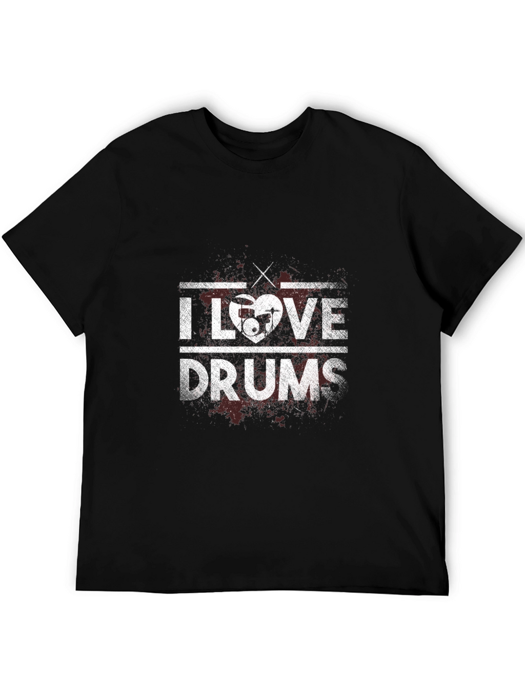 I Love Drums Graphic Tee - Musicians T-Shirt