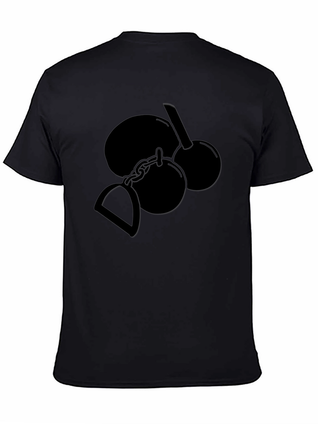 Novelty Gag Gift T-Shirt - Ball and Chain Design