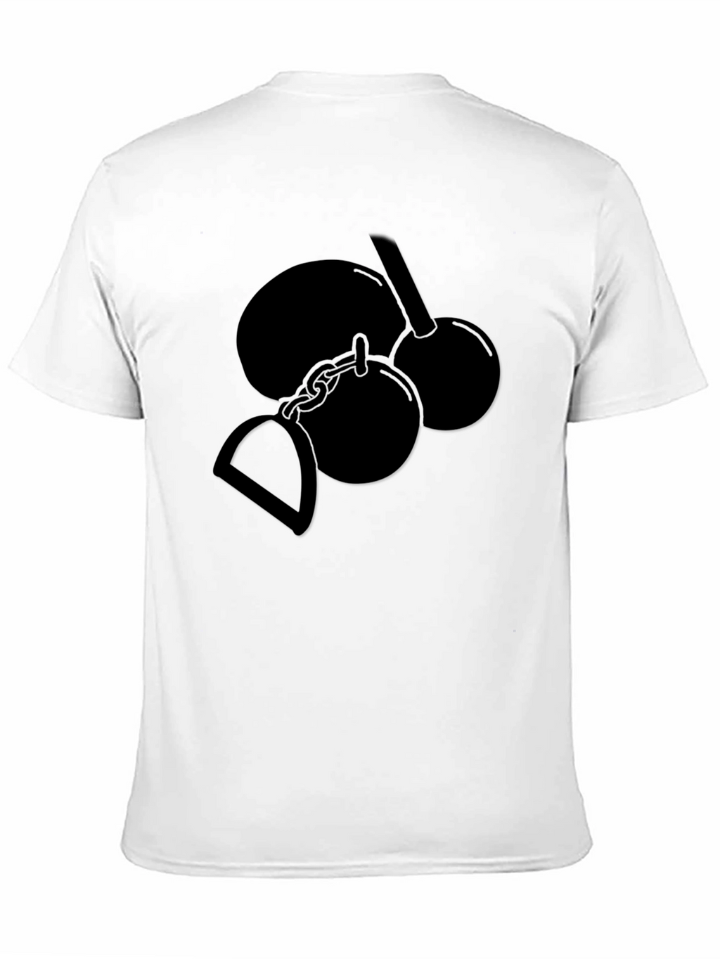 Novelty Gag Gift T-Shirt - Ball and Chain Design