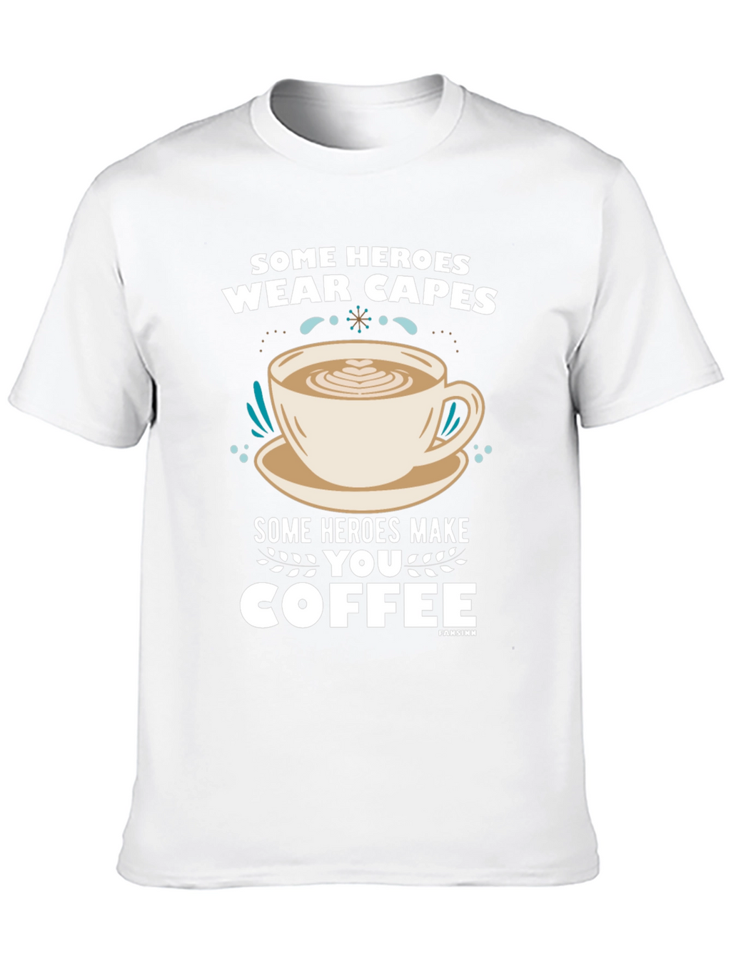 Some Heroes Coffee T-Shirt - Caffeine Hero Tee