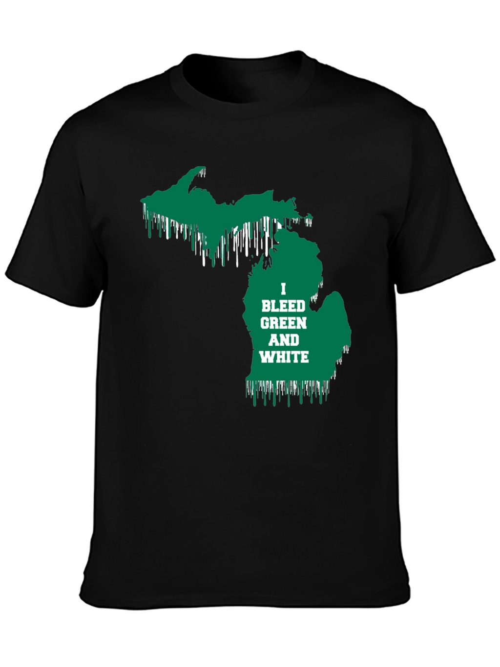 Michigan Pride T-Shirt - Bleed Green & White!