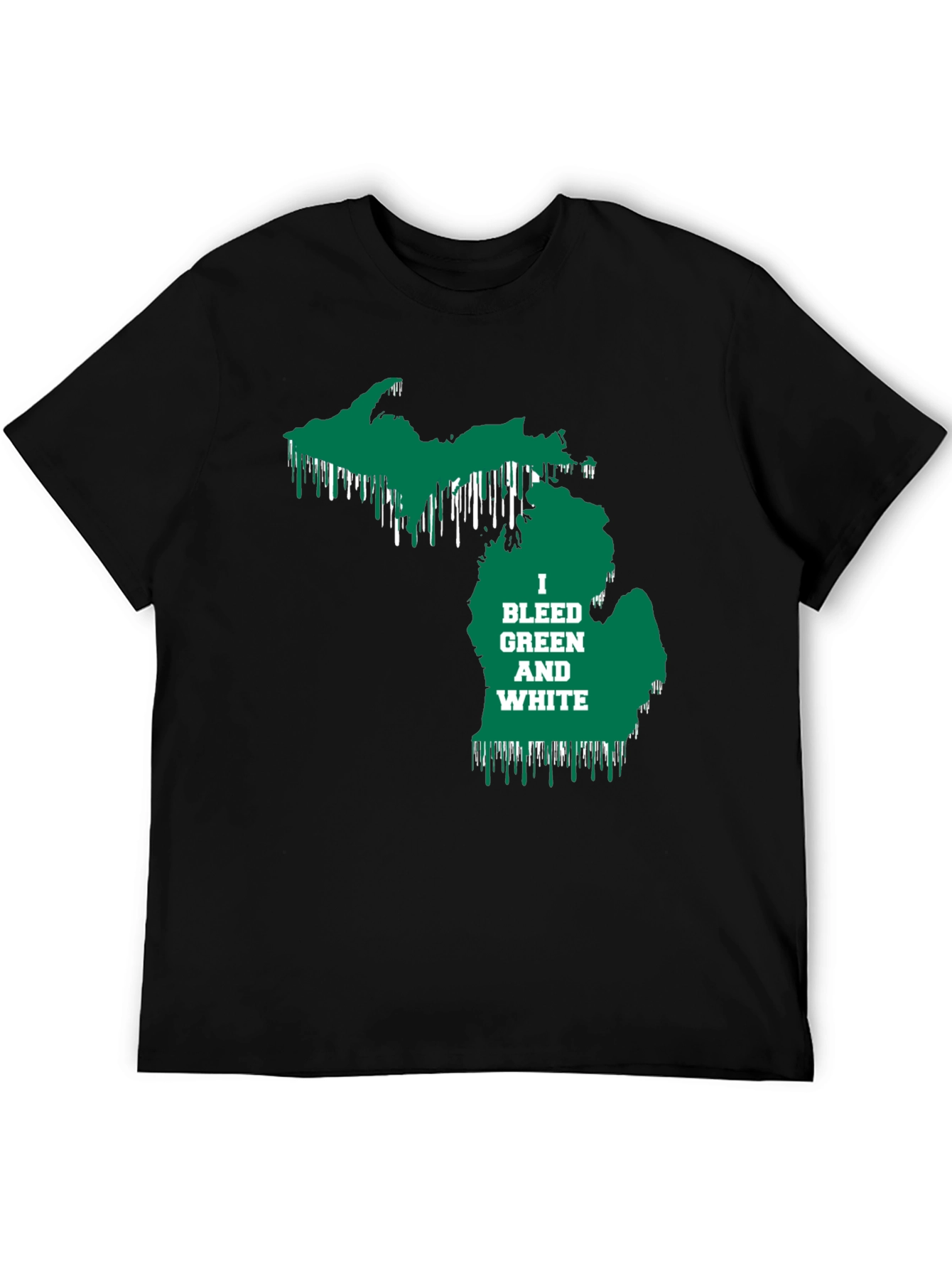 Michigan Pride T-Shirt - Bleed Green & White!