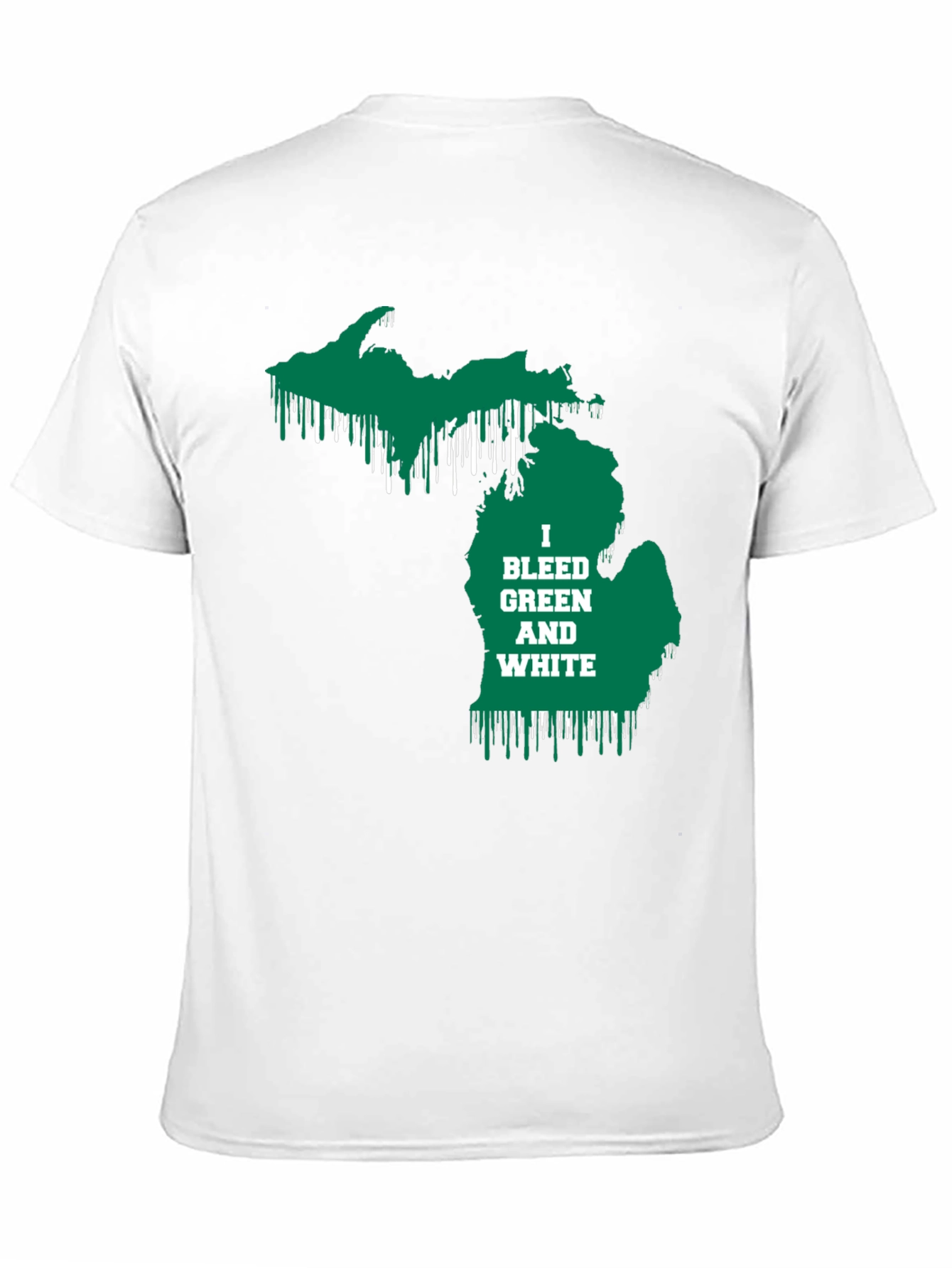 Michigan Pride T-Shirt - Bleed Green & White!