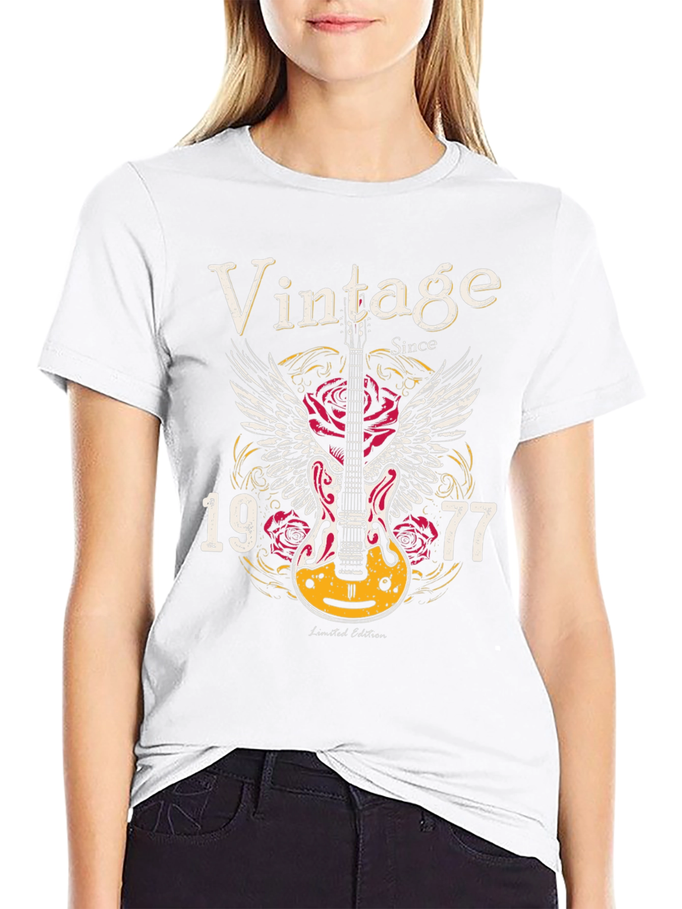 Vintage 1977 Guitar Graphic Tee