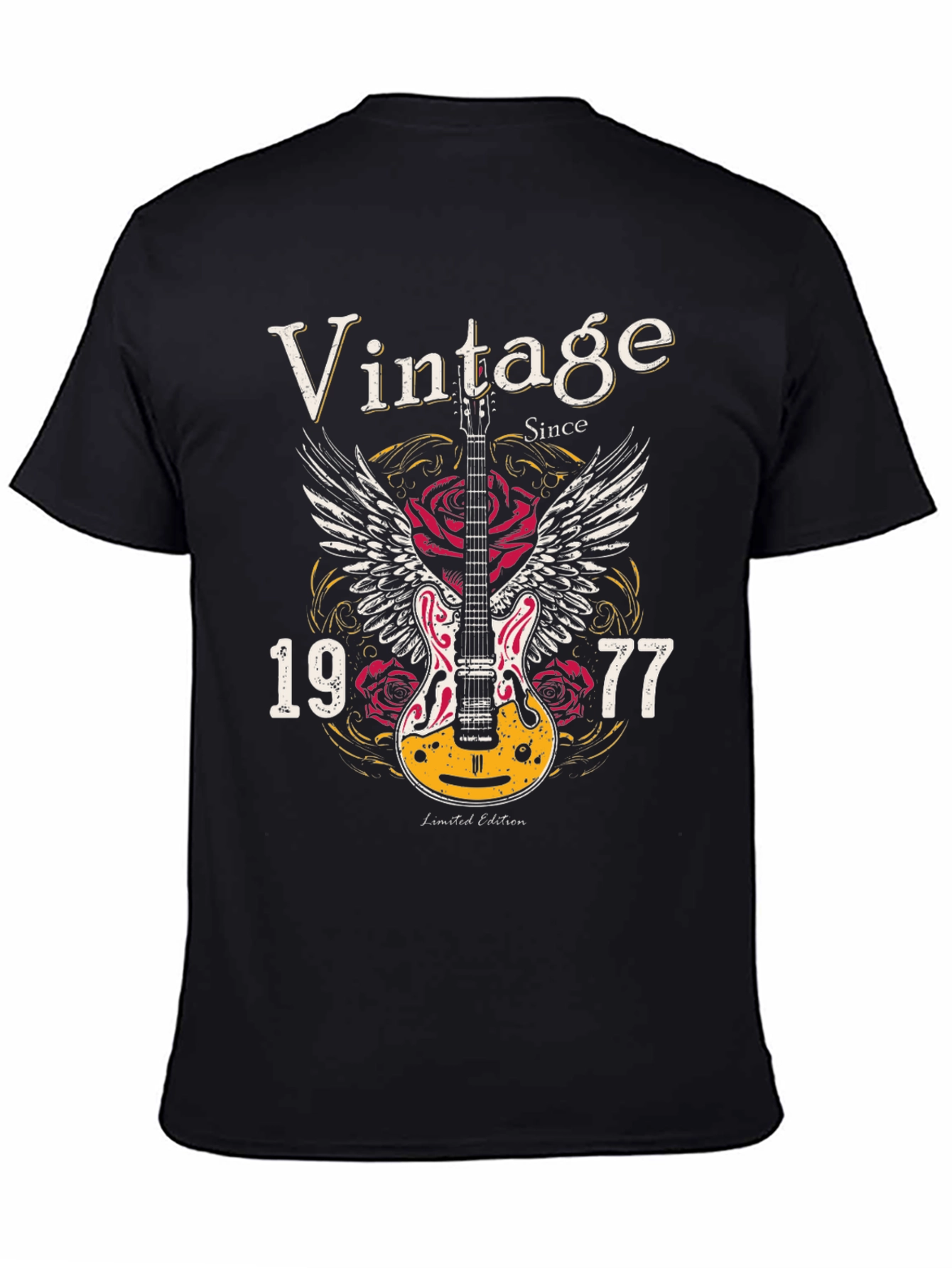 Vintage 1977 Guitar Graphic Tee