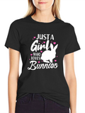 Just a Girl Who Loves Bunnies T-Shirt