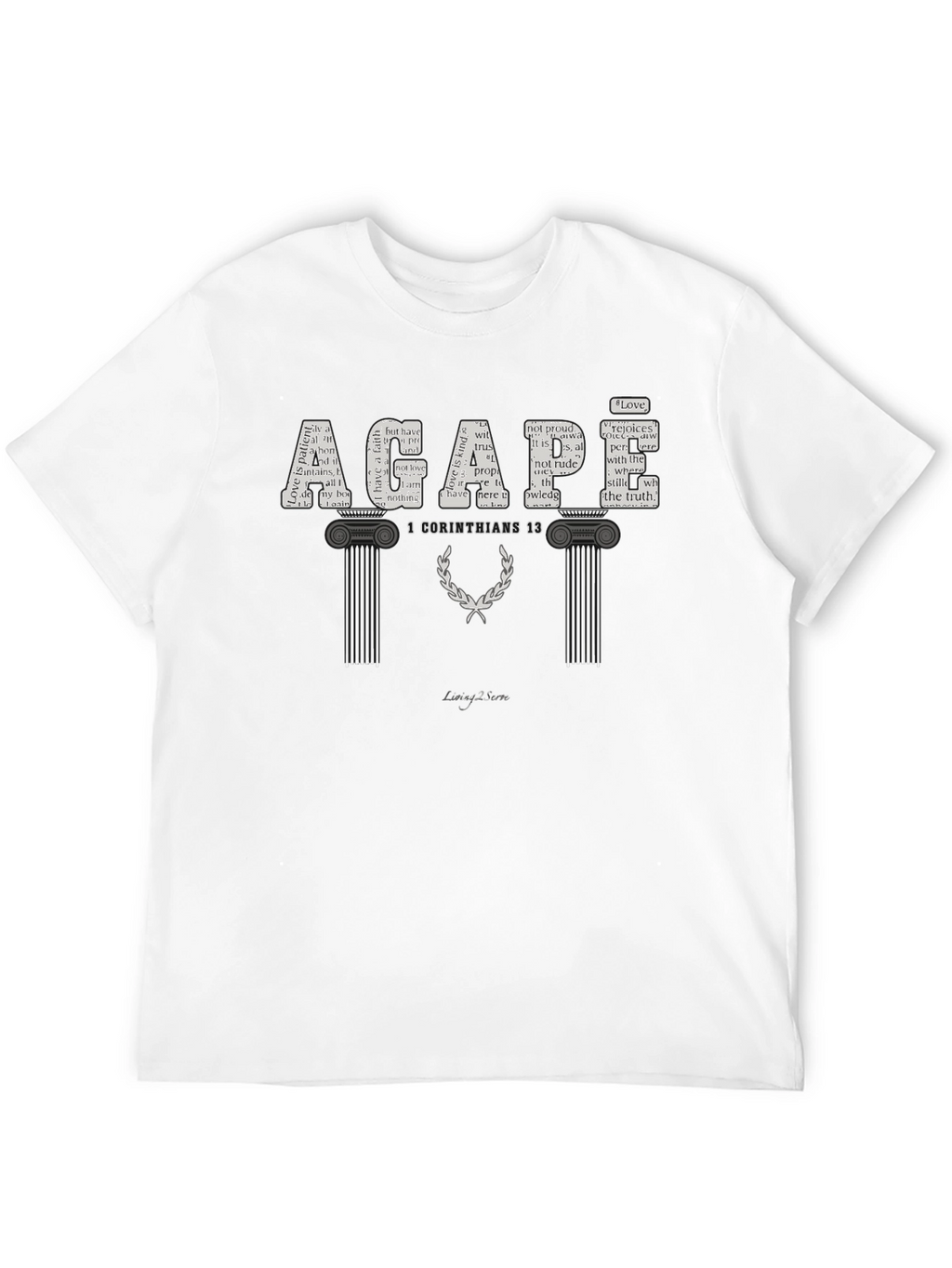 Agape 1 Corinthians 13 Graphic T-Shirt