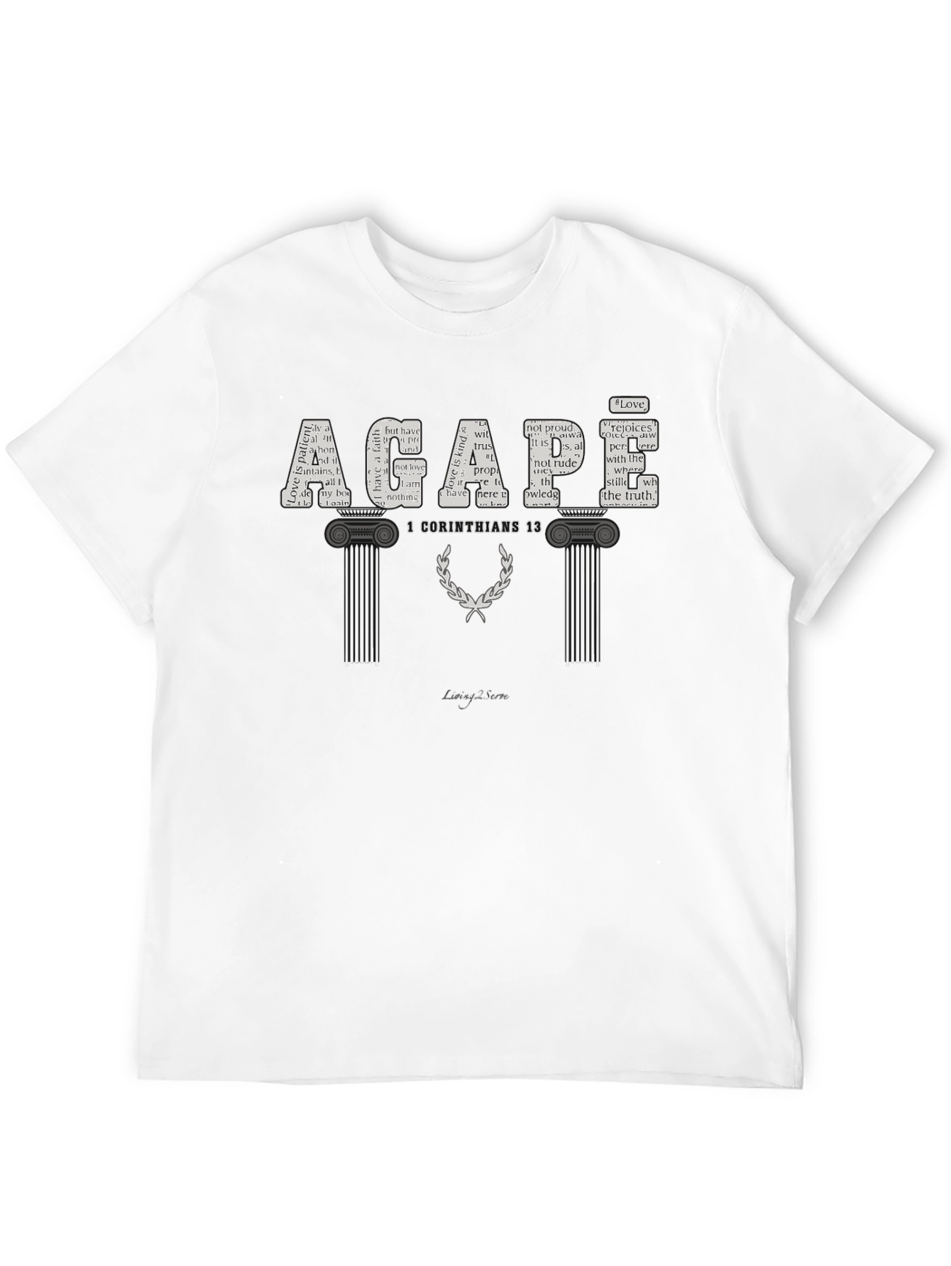 Agape 1 Corinthians 13 Graphic T-Shirt