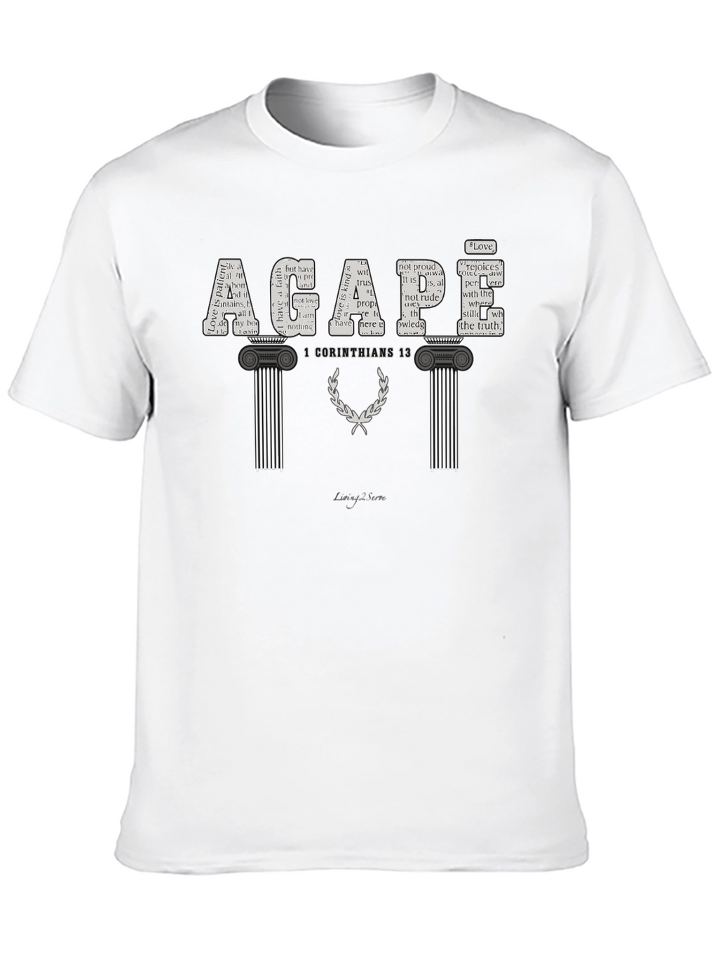 Agape 1 Corinthians 13 Graphic T-Shirt