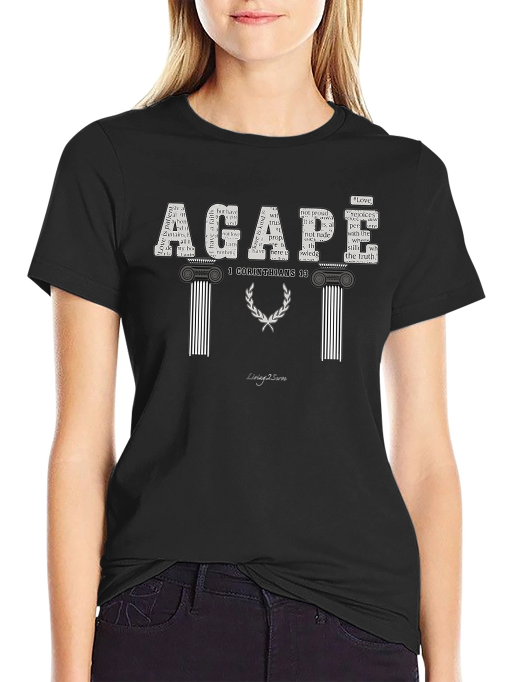 Agape 1 Corinthians 13 Graphic T-Shirt