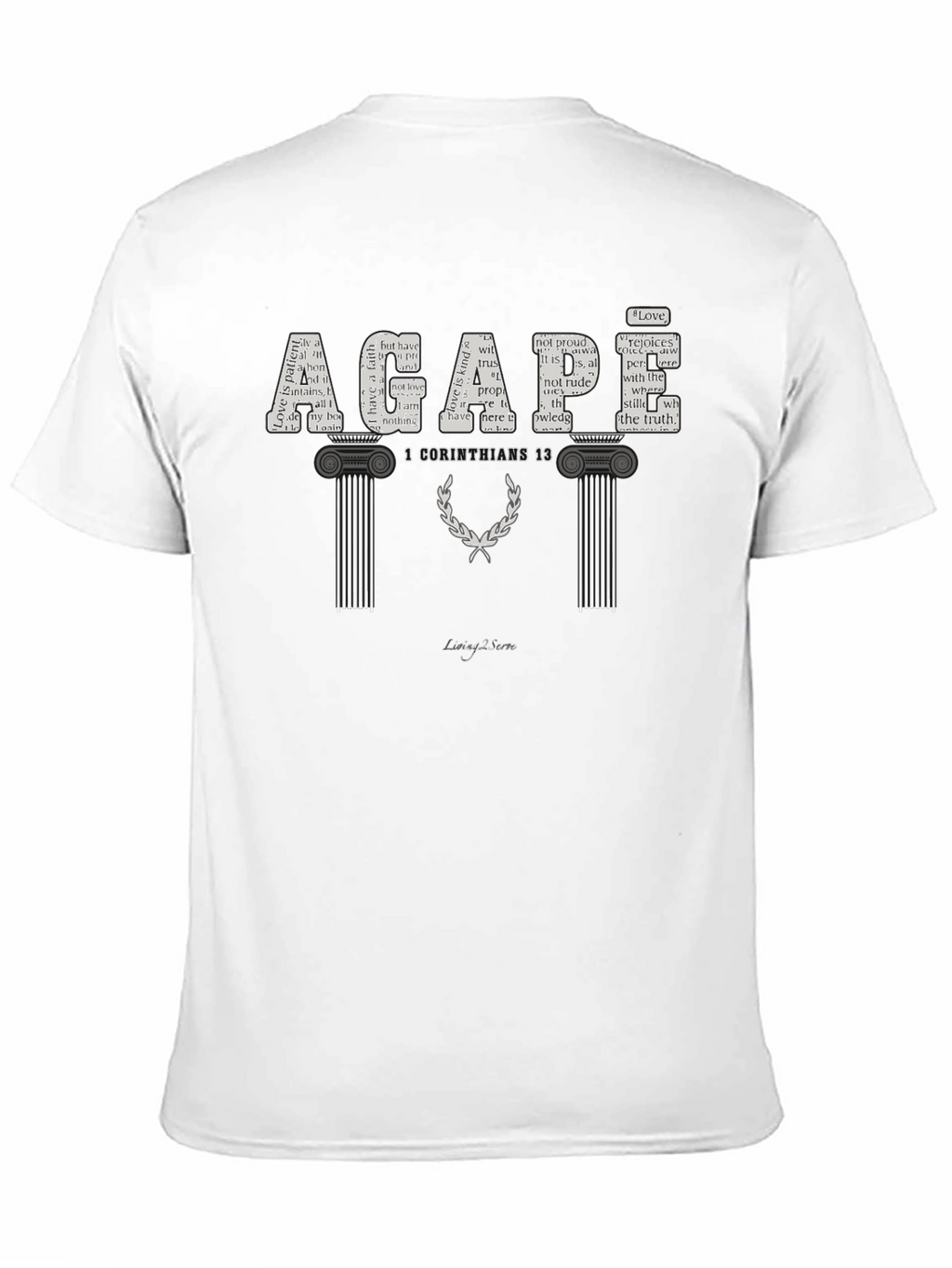 Agape 1 Corinthians 13 Graphic T-Shirt