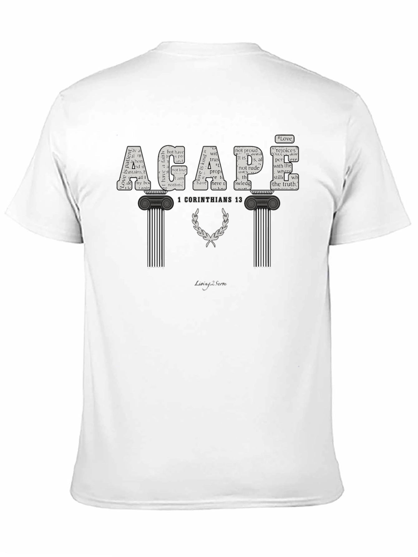 Agape 1 Corinthians 13 Graphic T-Shirt