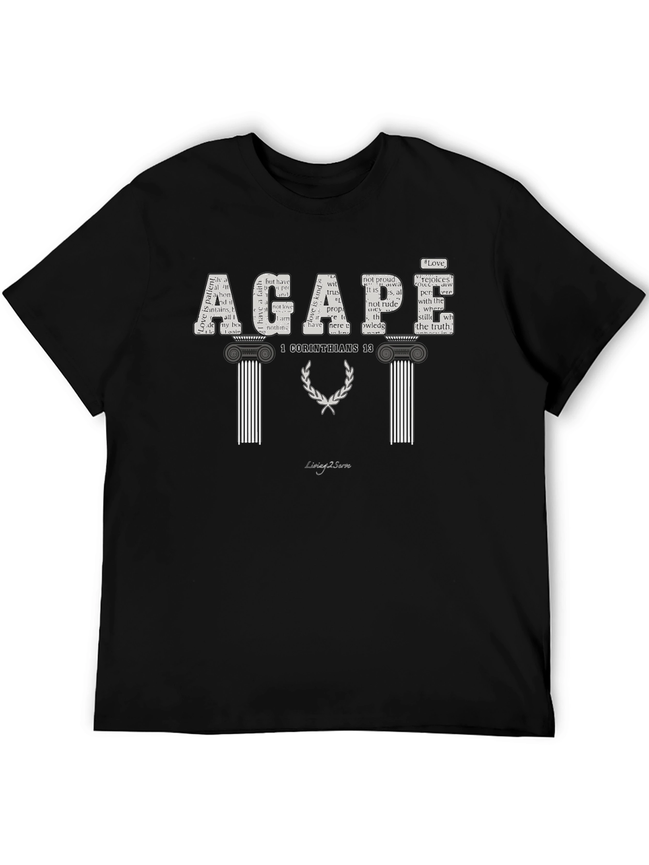 Agape 1 Corinthians 13 Graphic T-Shirt