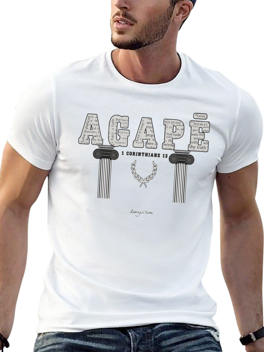 Agape 1 Corinthians 13 Graphic T-Shirt