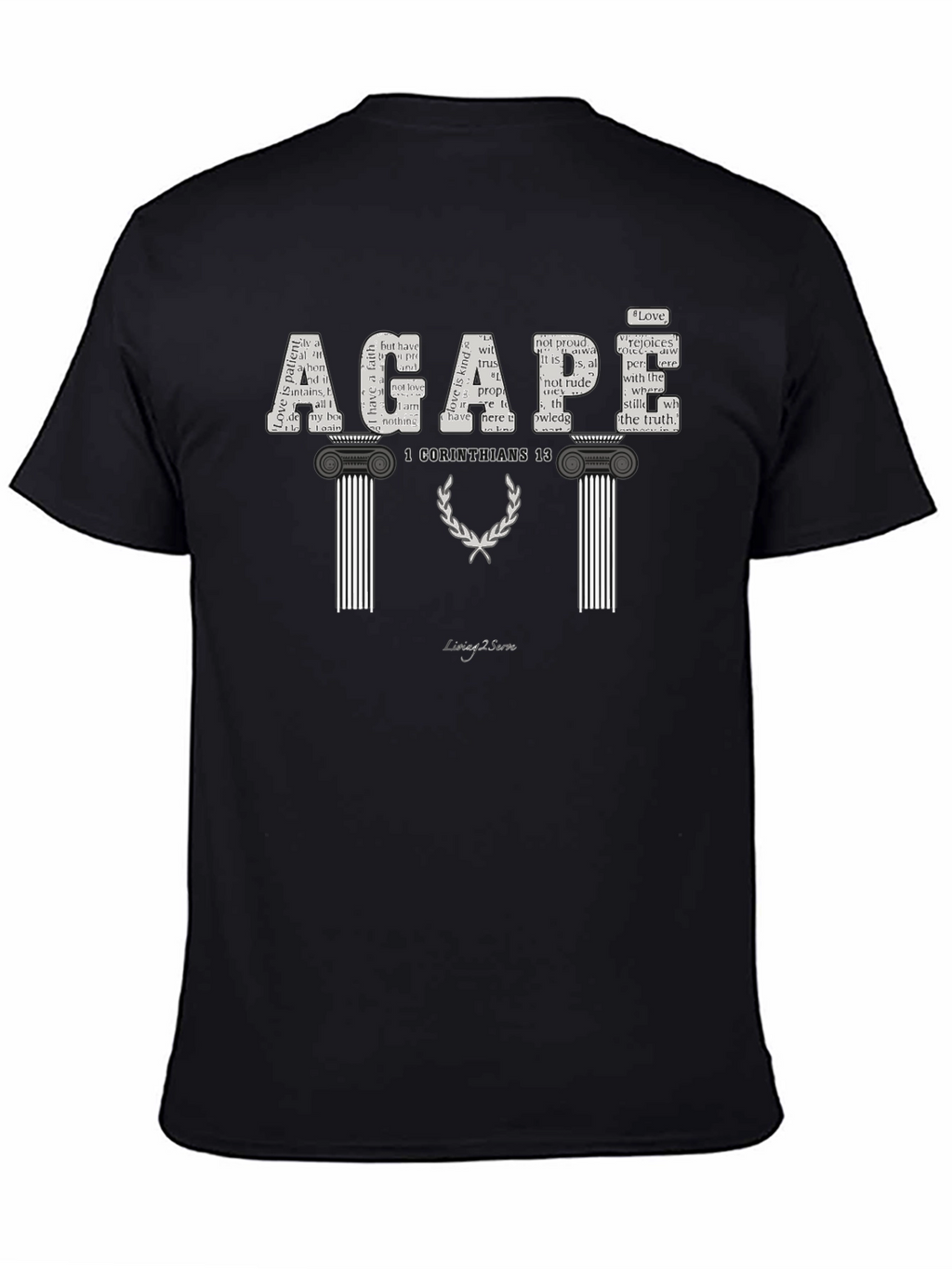 Agape 1 Corinthians 13 Graphic T-Shirt