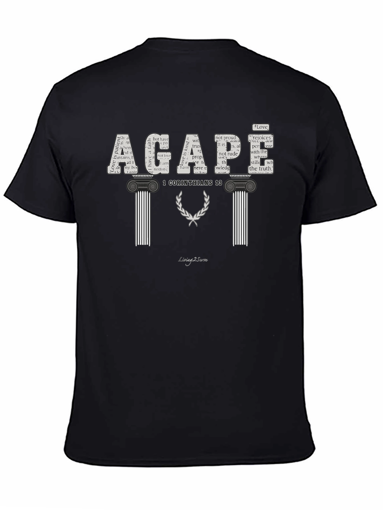 Agape 1 Corinthians 13 Graphic T-Shirt