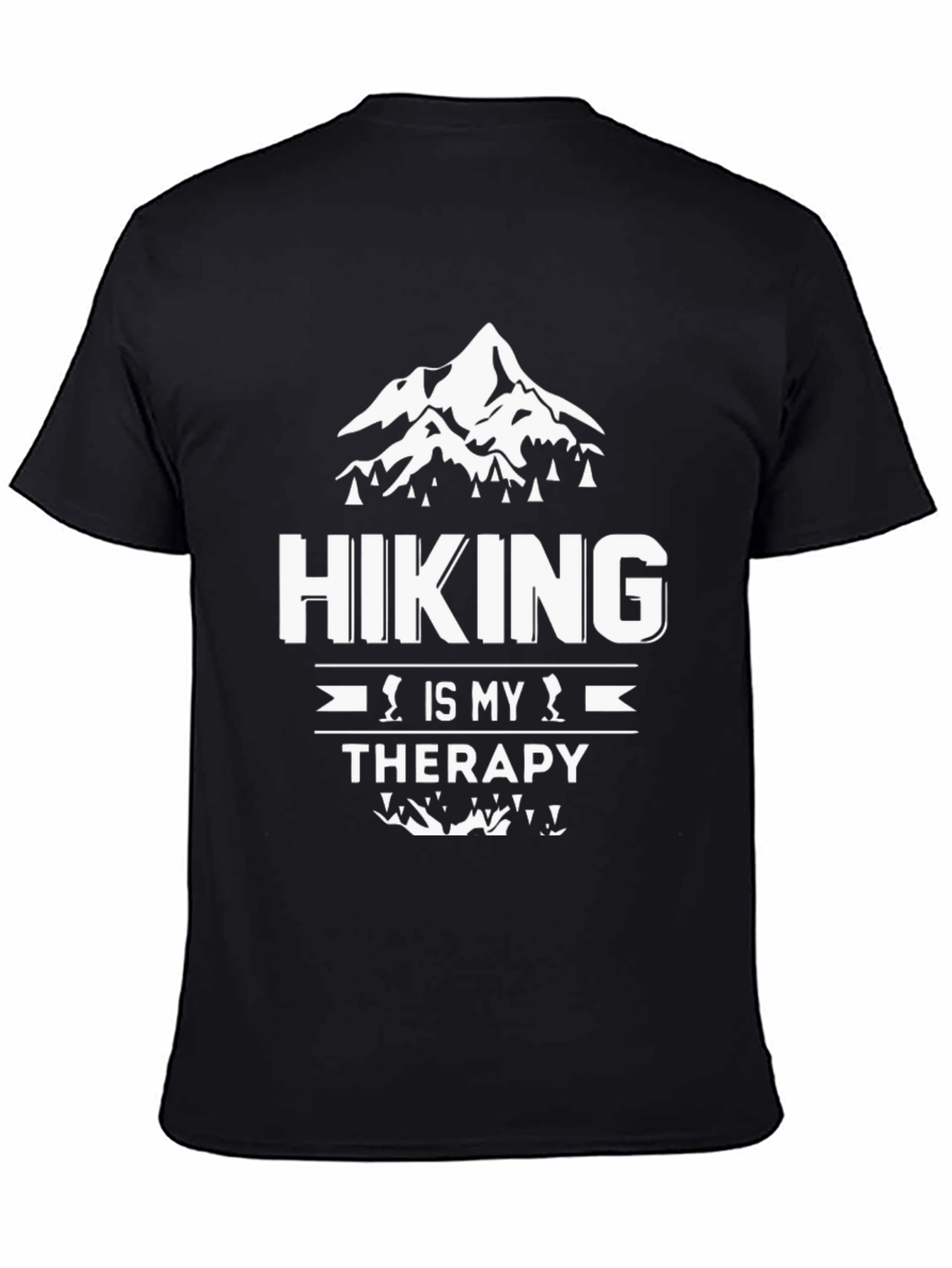 Hiking is My Therapy Graphic T-Shirt