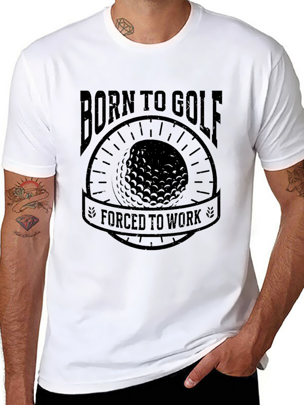 Born to Golf Mens Graphic Tee