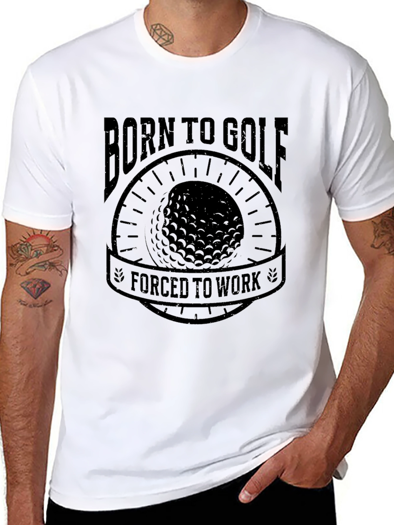 Born to Golf Mens Graphic Tee