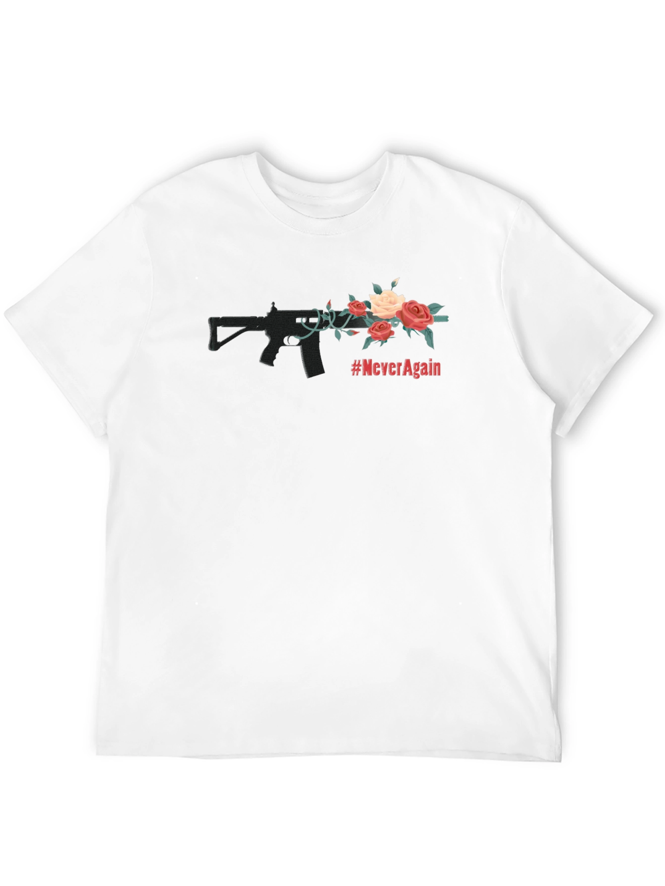 Never Again Black Graphic Tee