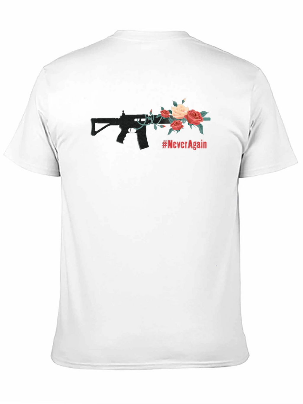 Never Again Black Graphic Tee