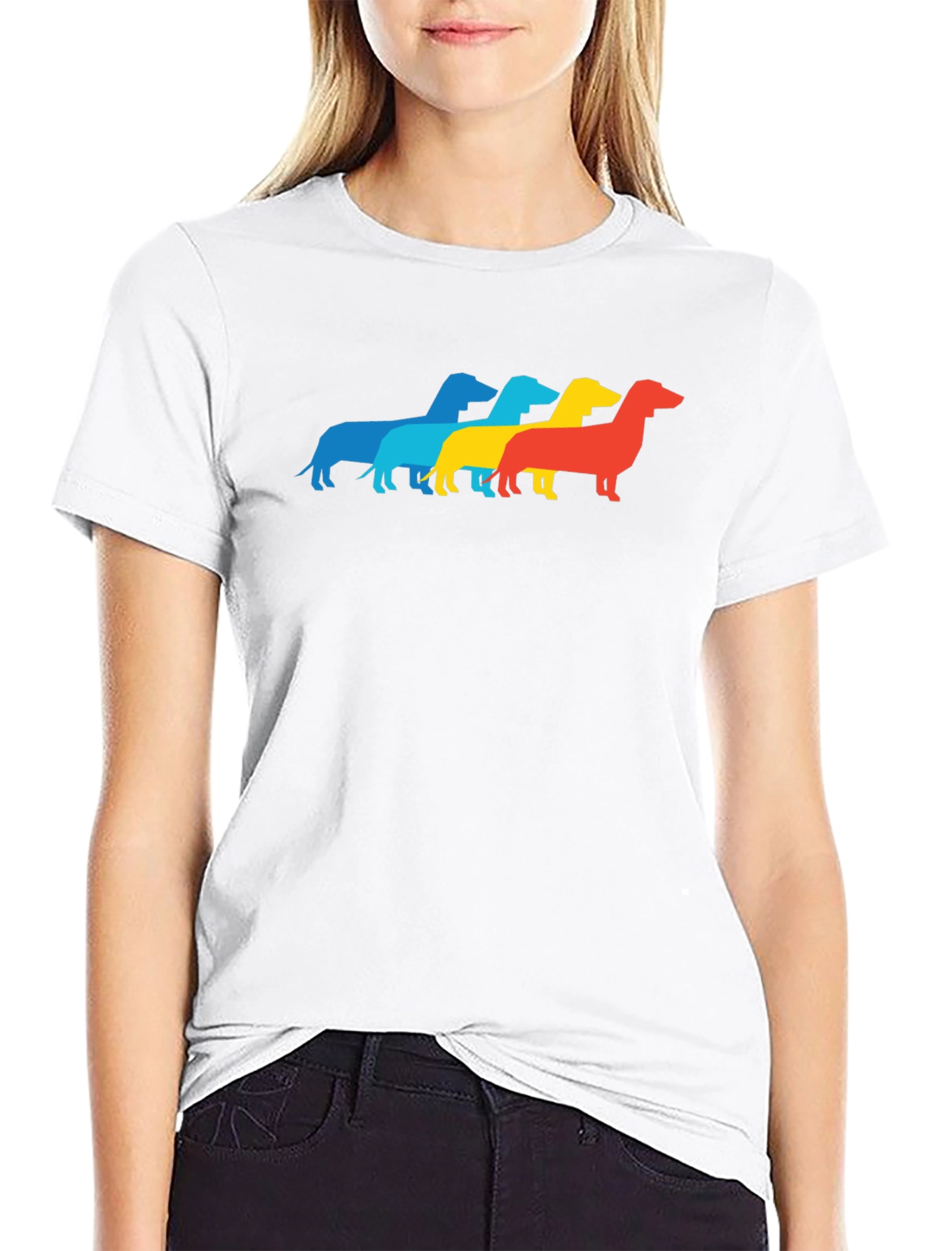 Retro Dachshund T-Shirt - Pop Art Wiener Dog Tee