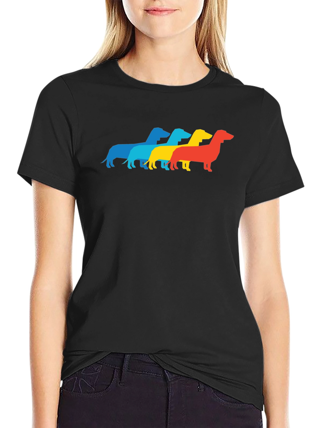Retro Dachshund T-Shirt - Pop Art Wiener Dog Tee