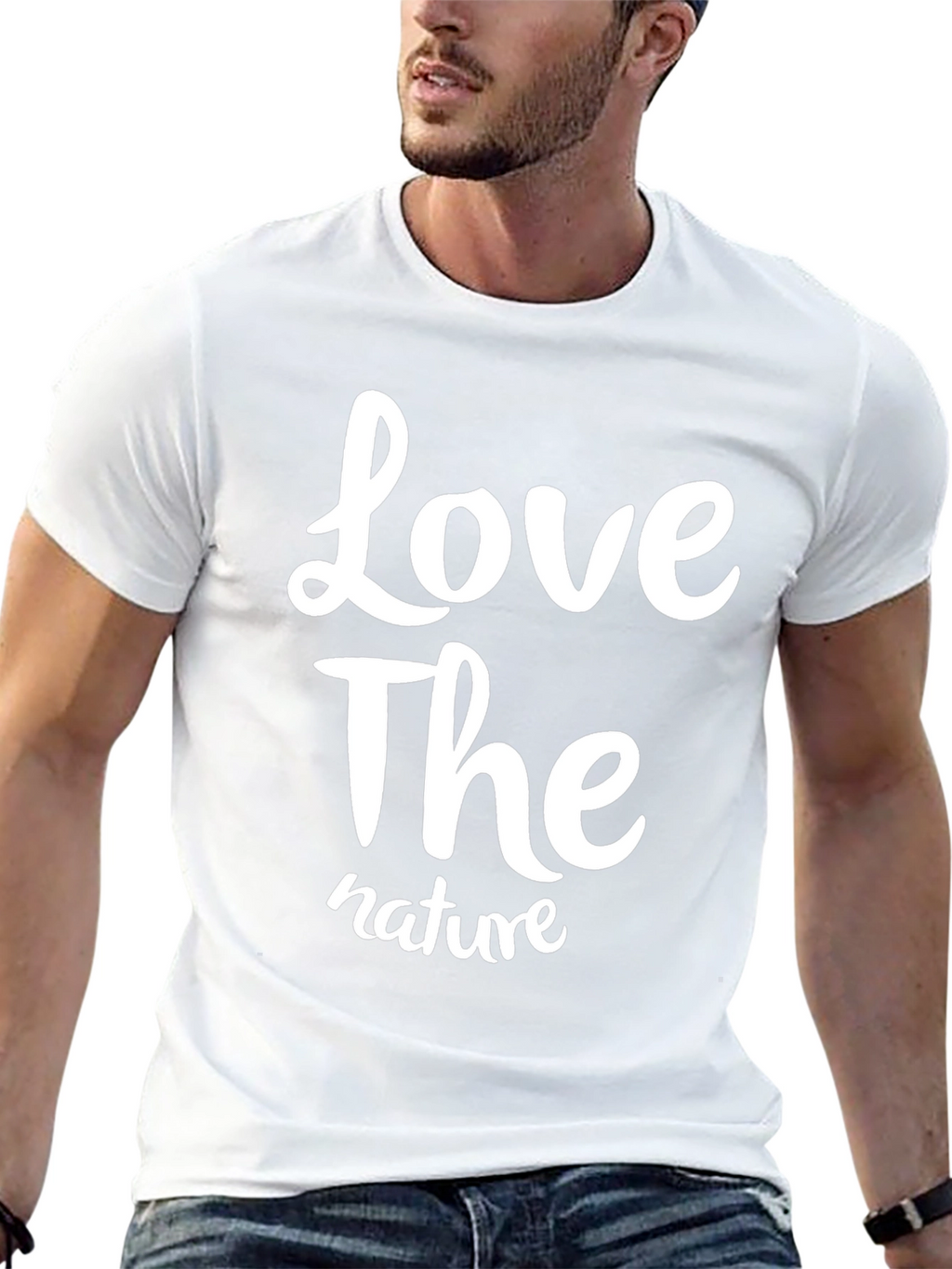 Love the Nature Graphic Tee - Eco-Friendly Style
