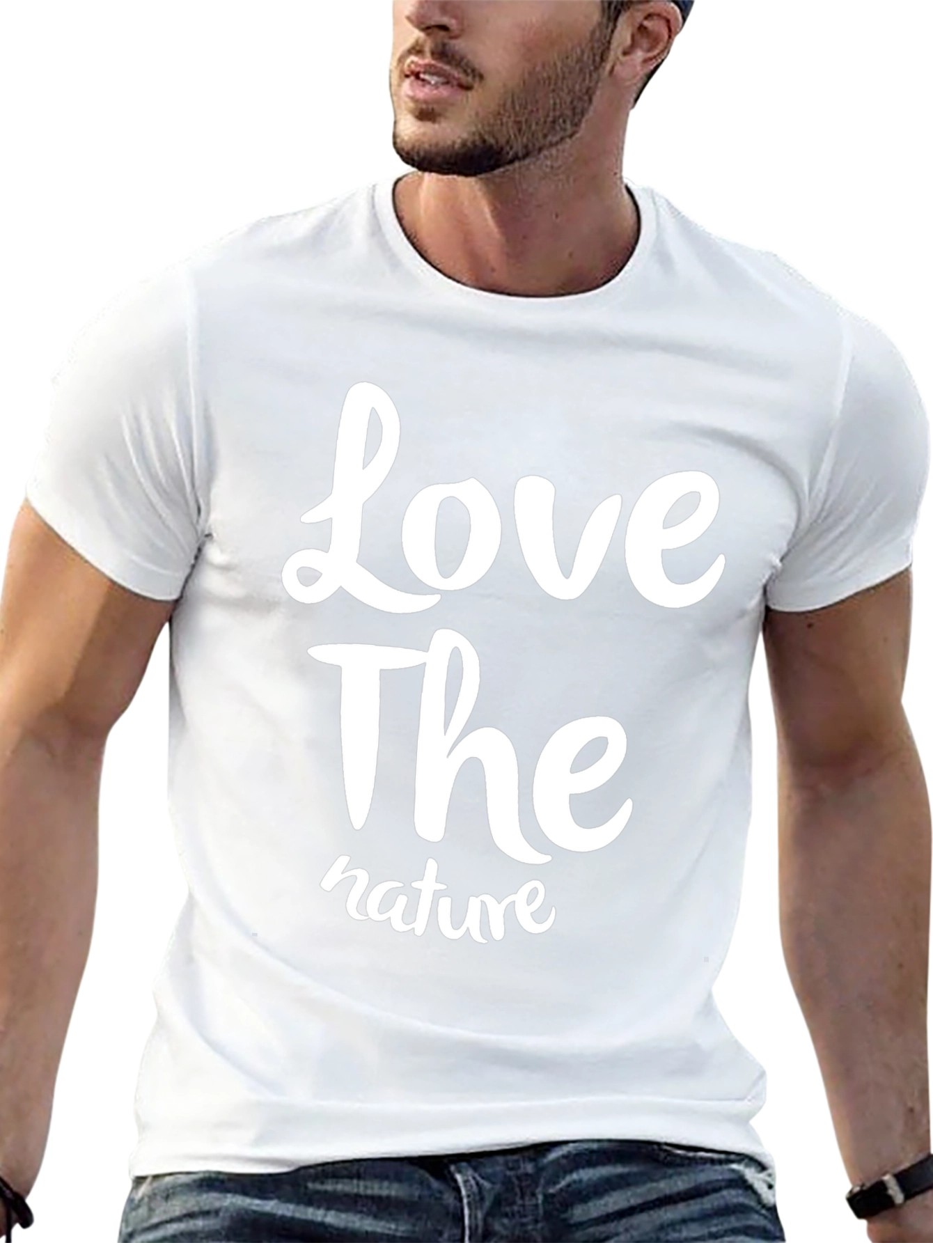 Love the Nature Graphic Tee - Eco-Friendly Style