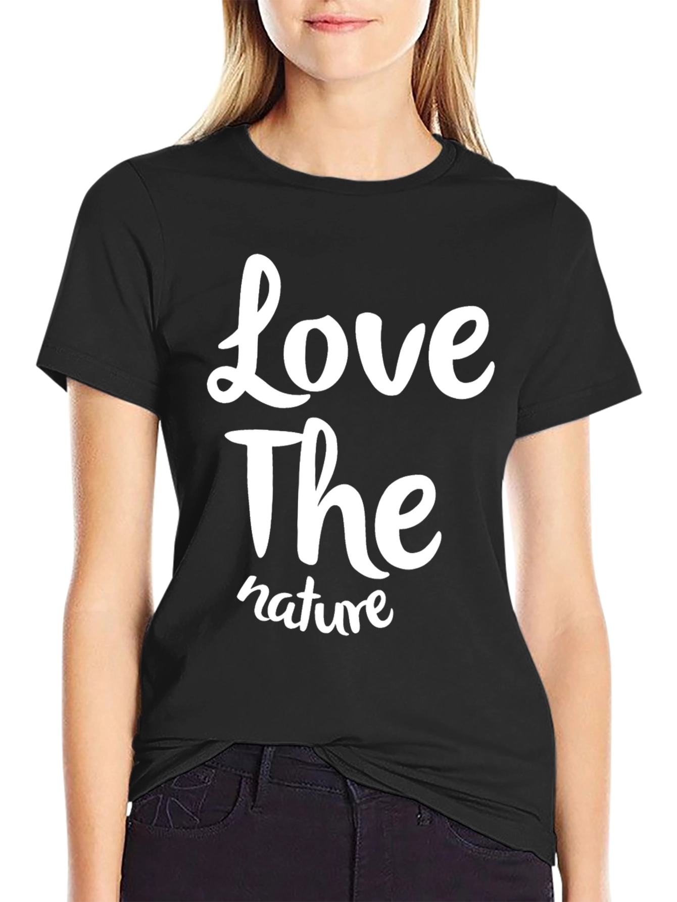 Love the Nature Graphic Tee - Eco-Friendly Style