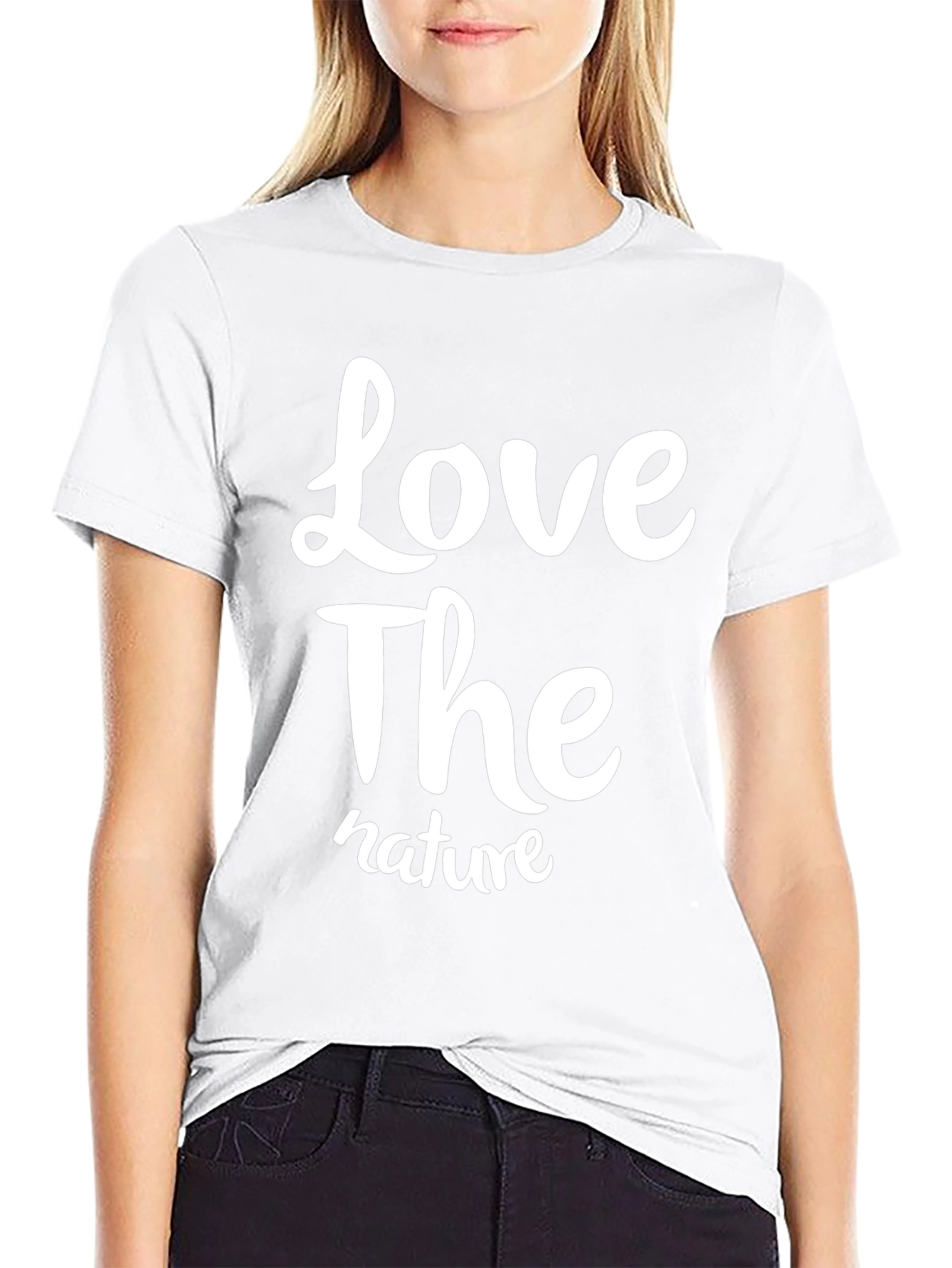 Love the Nature Graphic Tee - Eco-Friendly Style