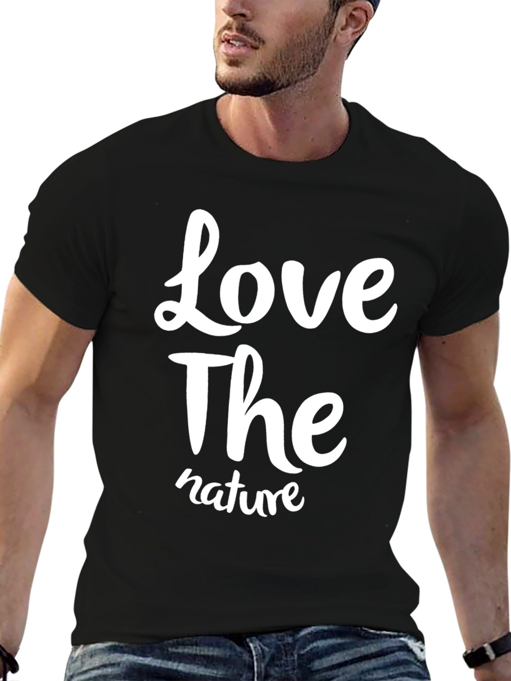Love the Nature Graphic Tee - Eco-Friendly Style