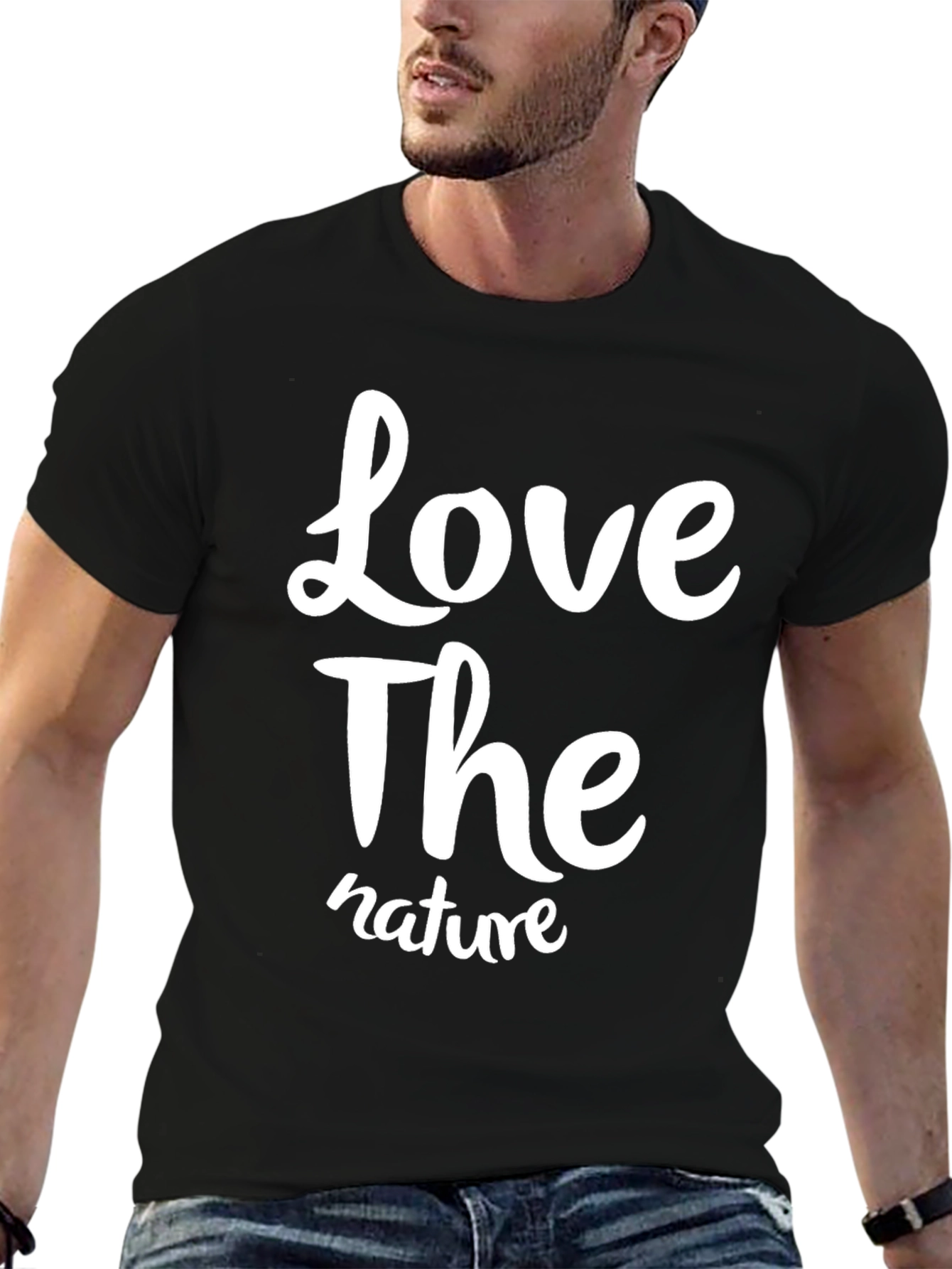 Love the Nature Graphic Tee - Eco-Friendly Style