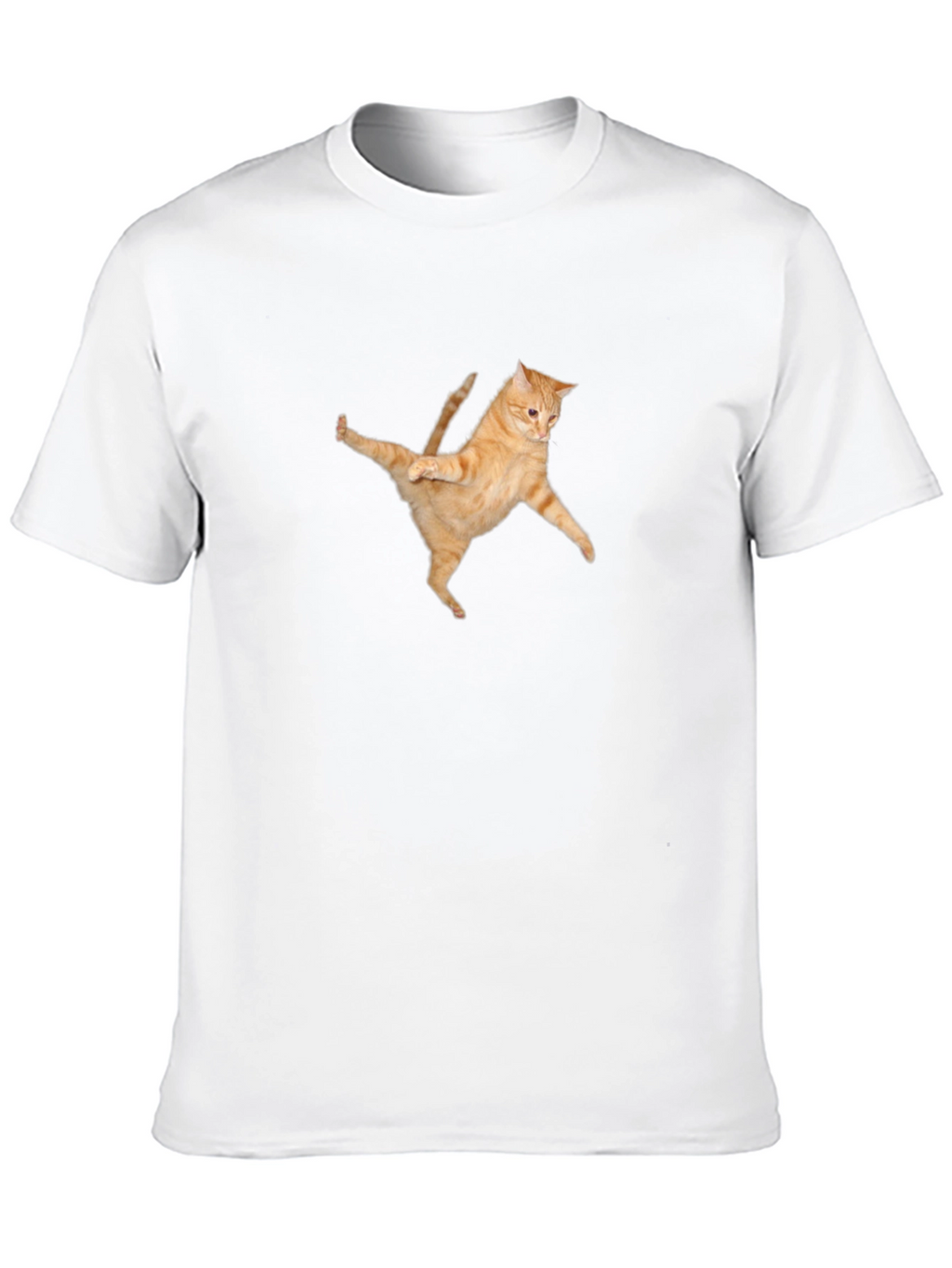 Dancing Cat Graphic Tee - Unique Style