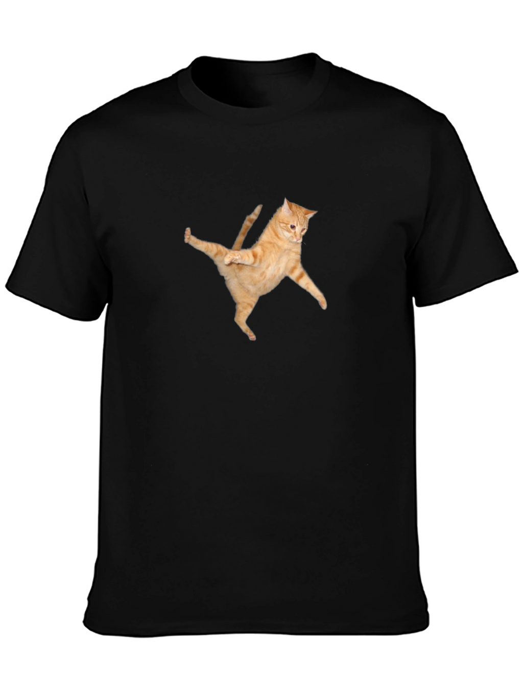 Dancing Cat Graphic Tee - Unique Style