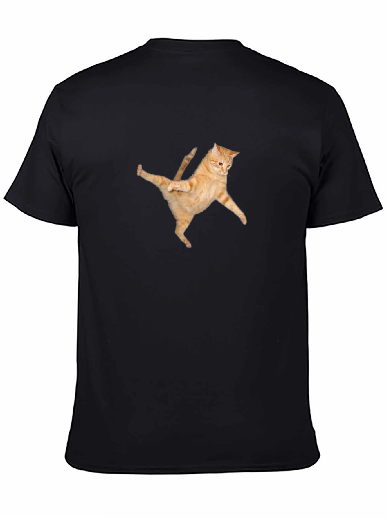 Dancing Cat Graphic Tee - Unique Style