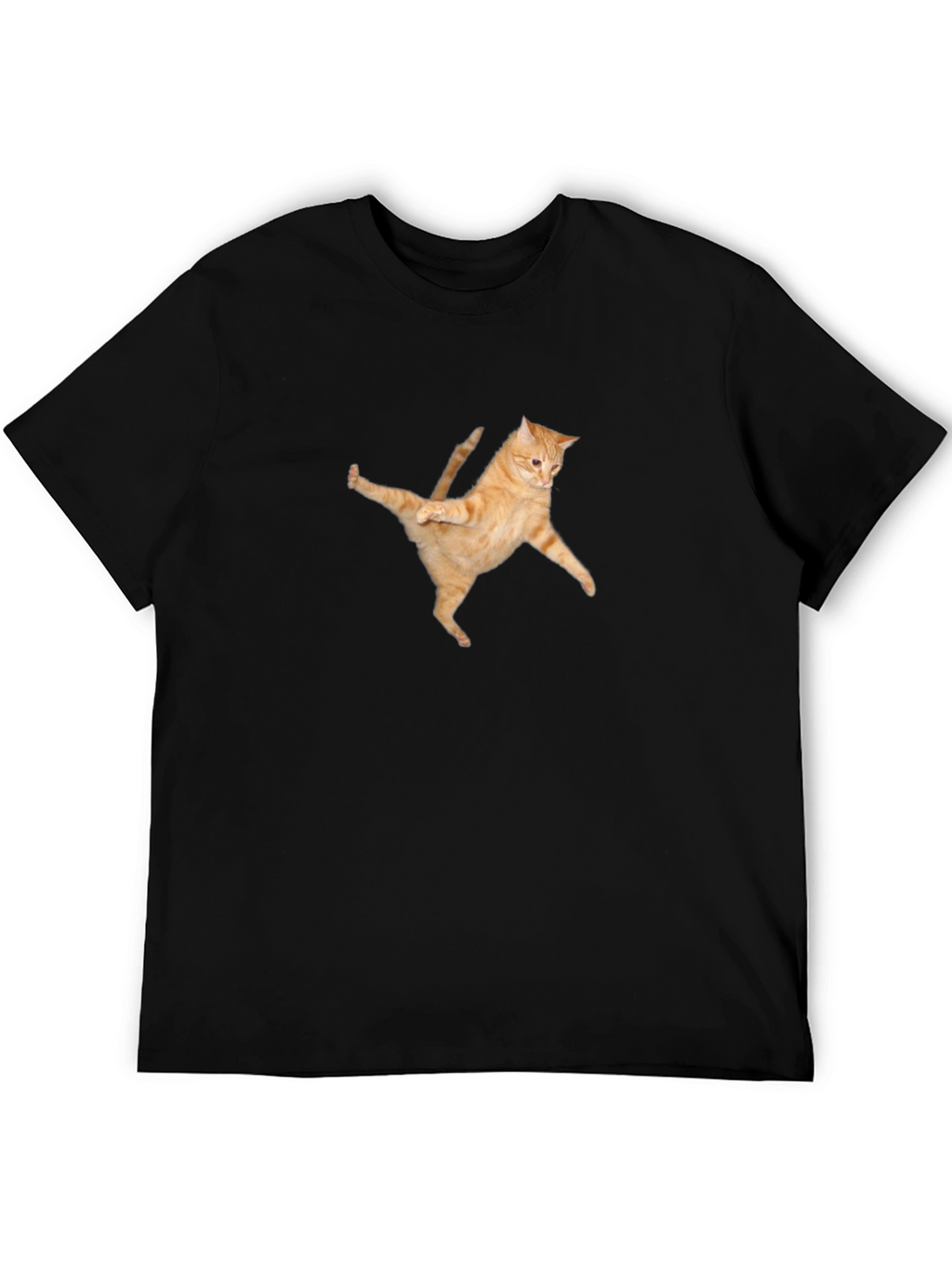 Dancing Cat Graphic Tee - Unique Style