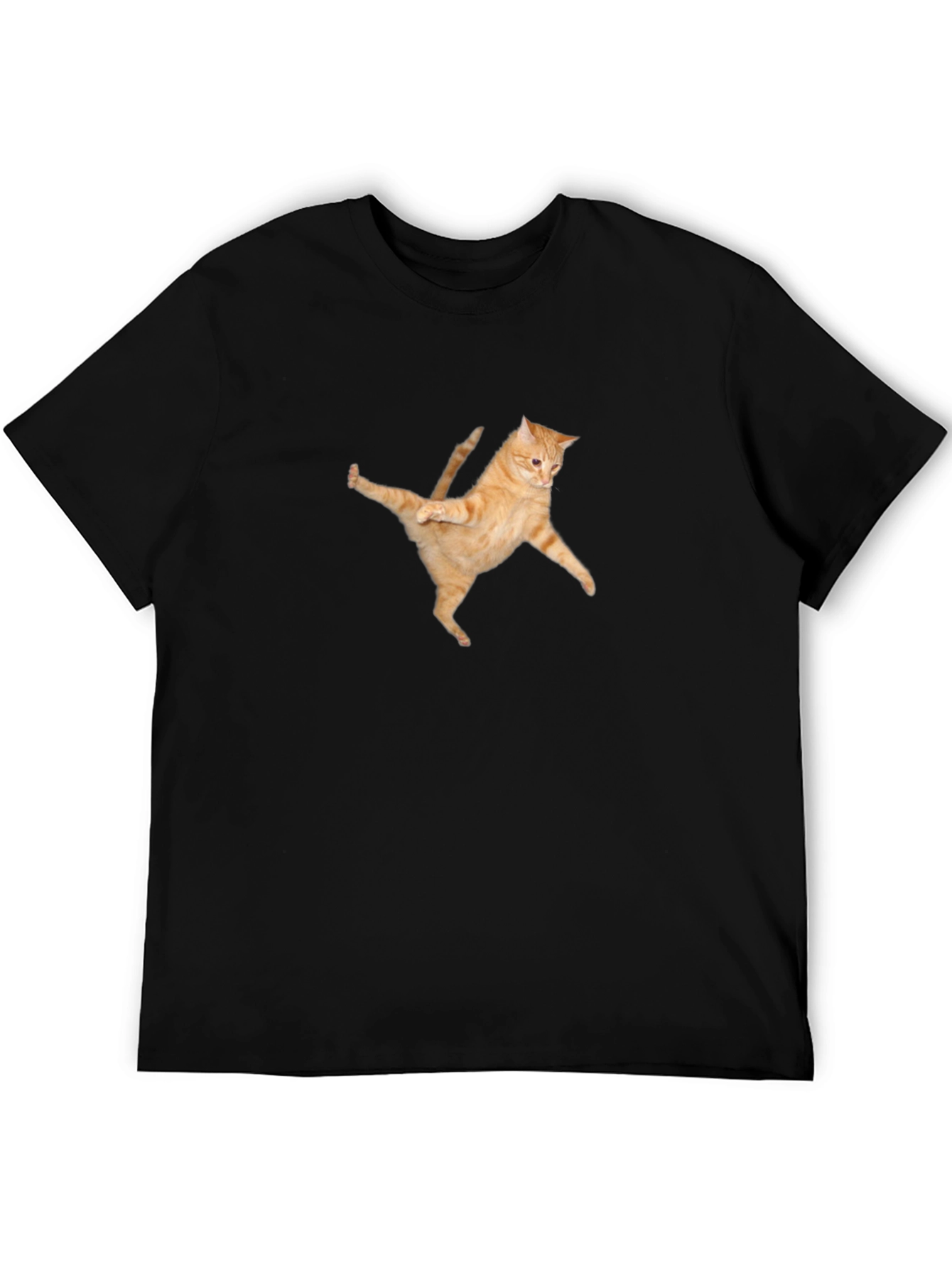 Dancing Cat Graphic Tee - Unique Style
