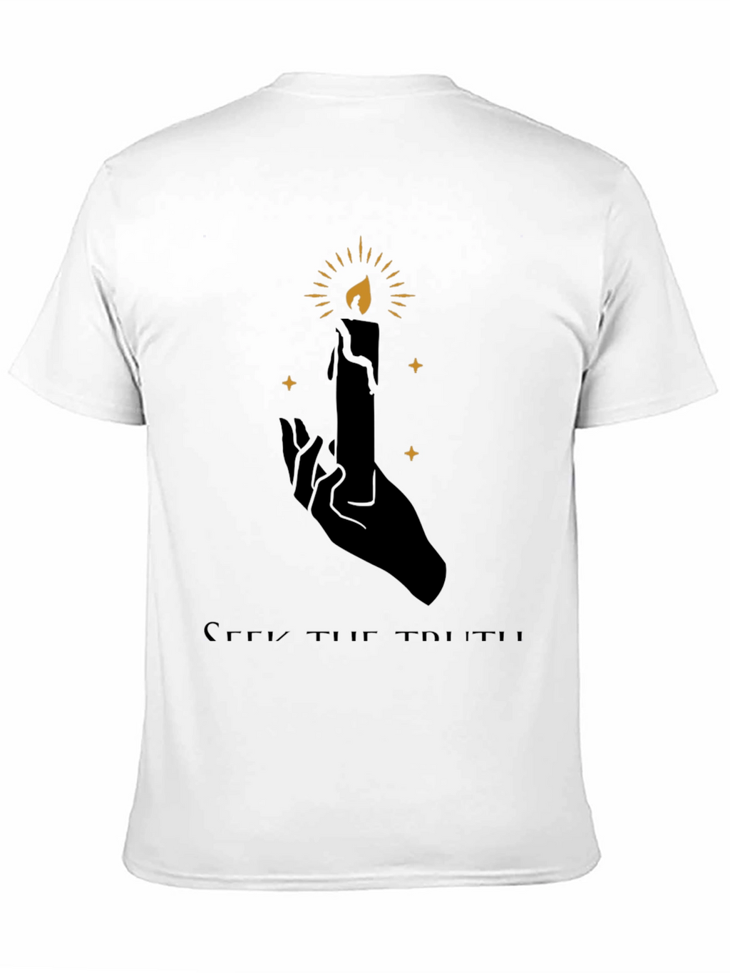 Seek The Truth Candle Graphic Tee