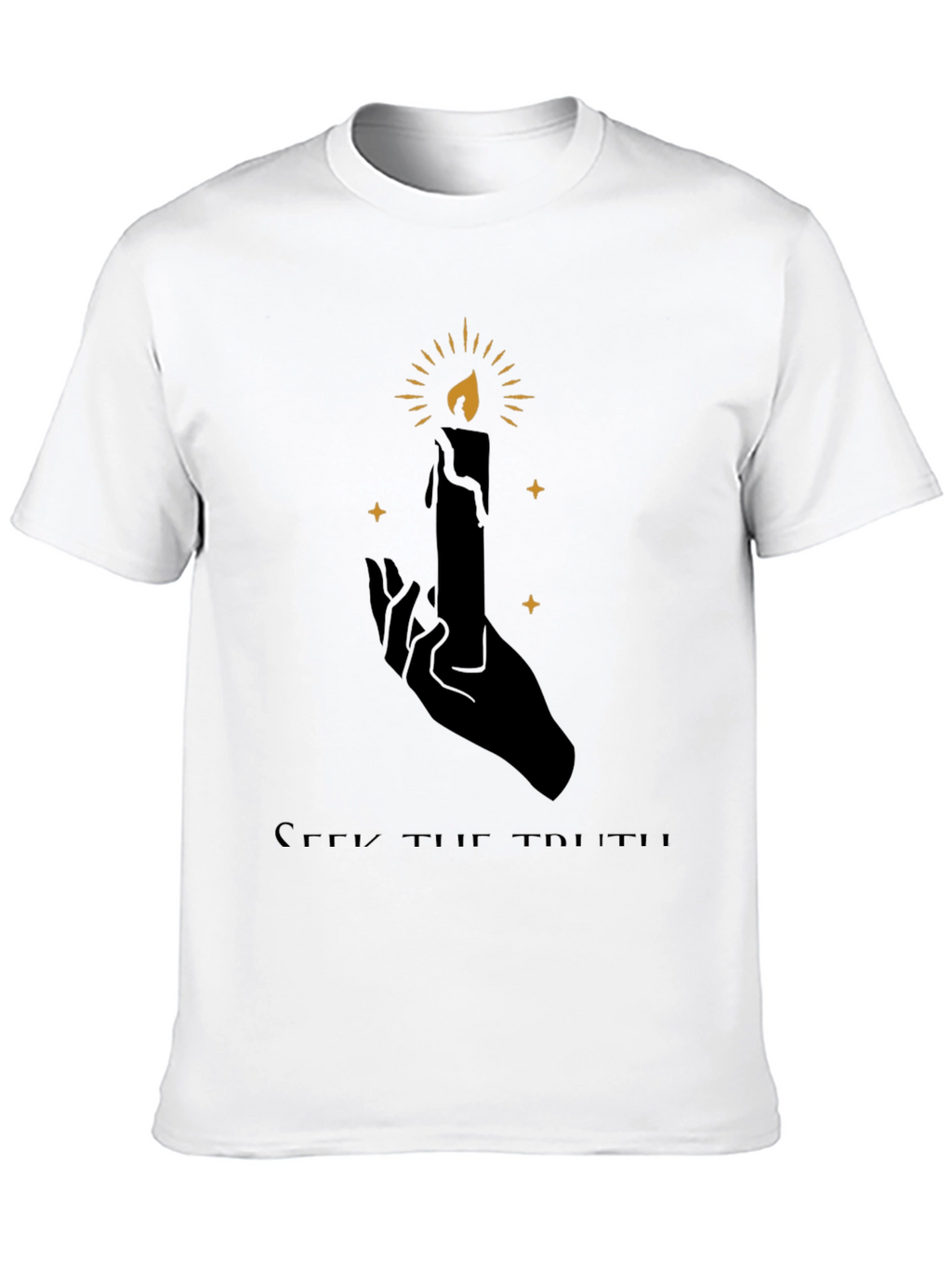 Seek The Truth Candle Graphic Tee