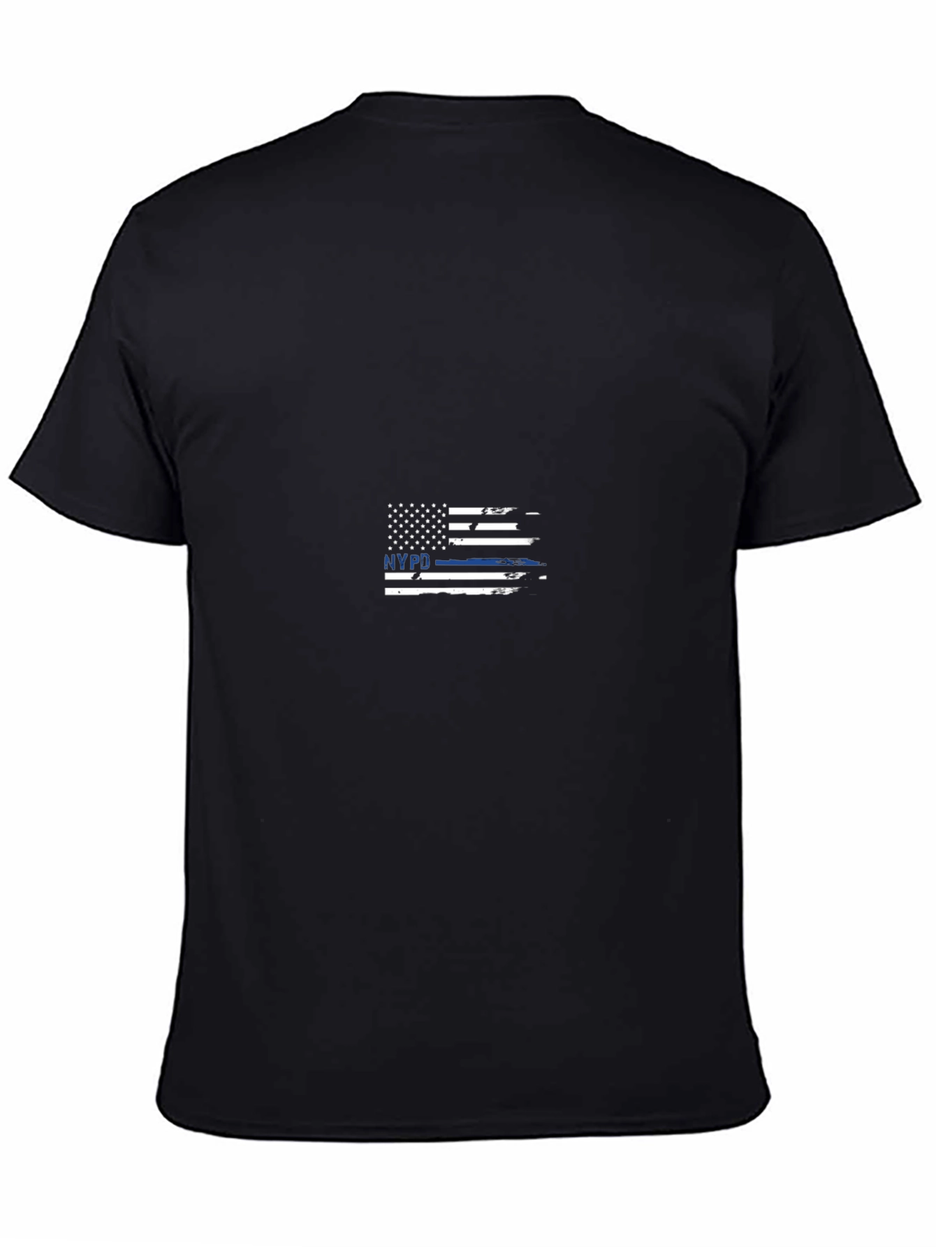 NYPD Flag Graphic Print T-Shirt - Mens