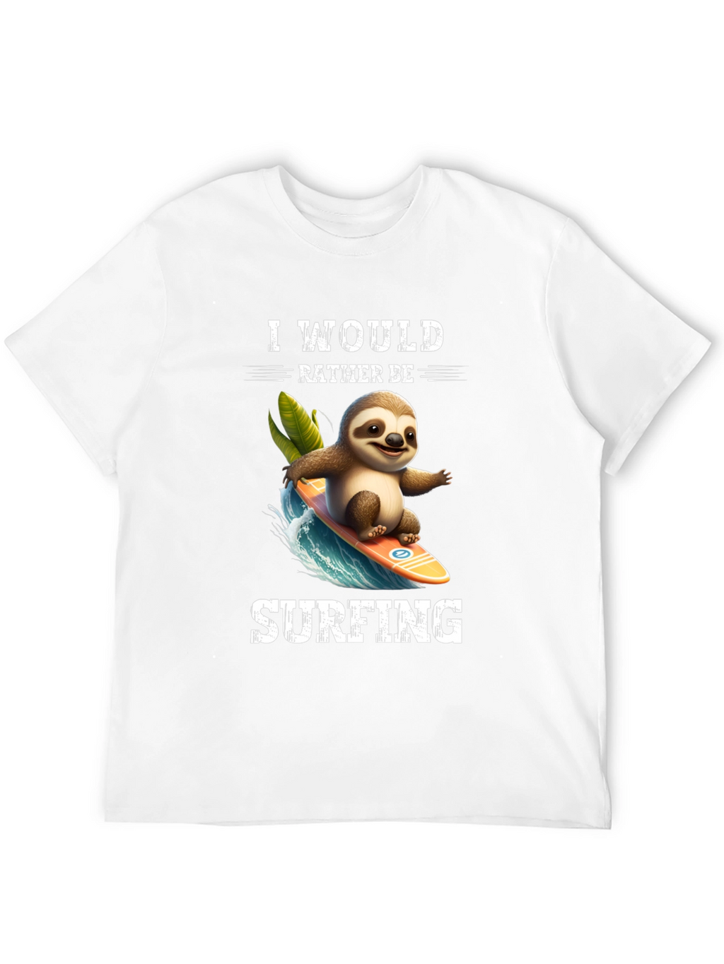 Sloth Surfing T-Shirt
