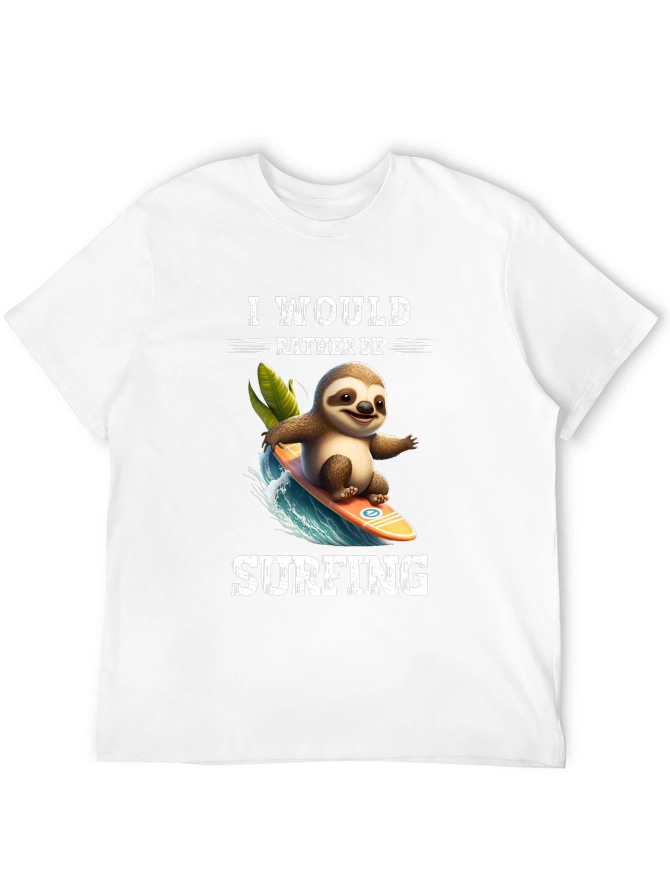 Sloth Surfing T-Shirt